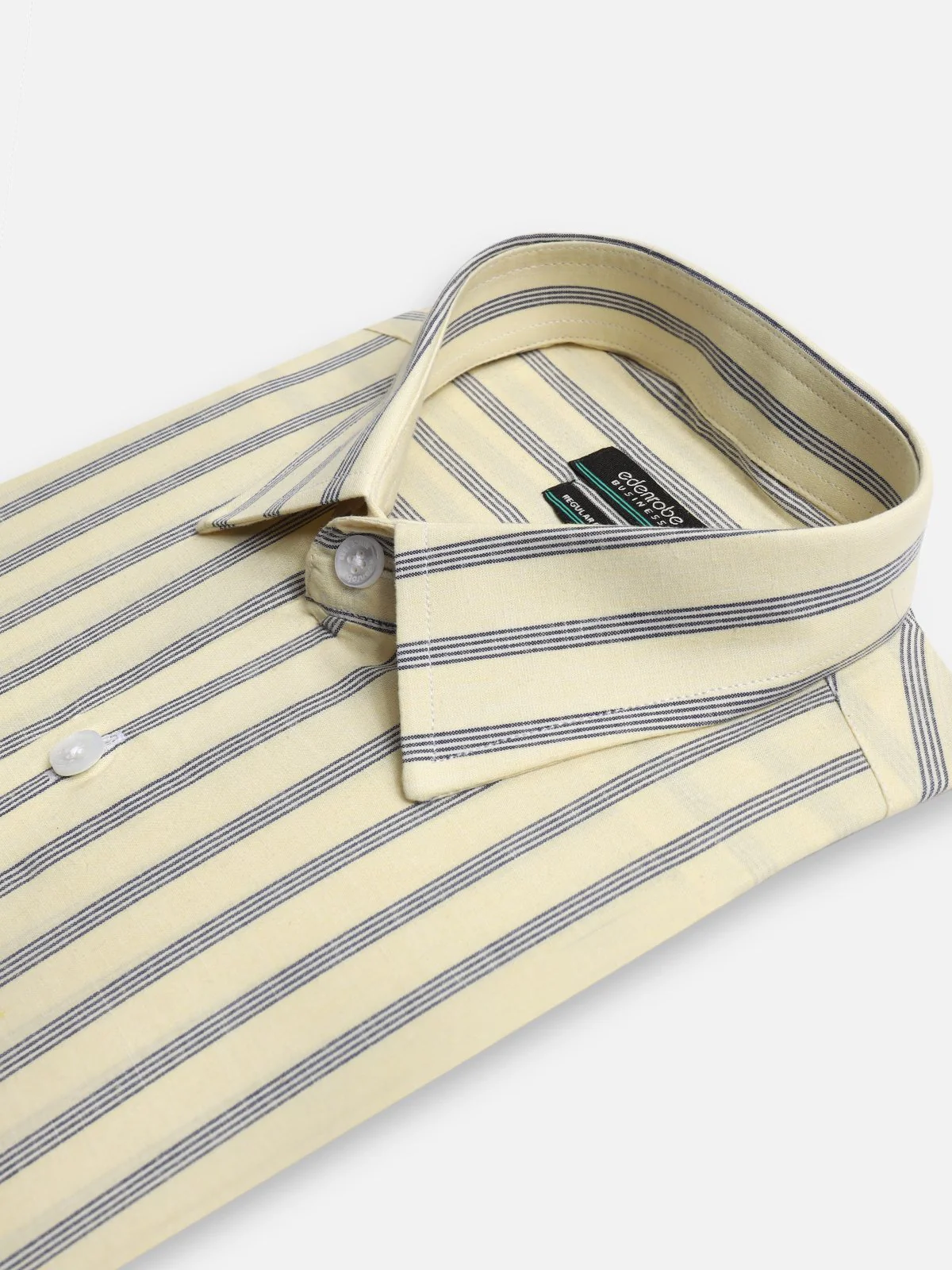 Men's Cream Shirt Striped - EMTSB22-064 - Image 2