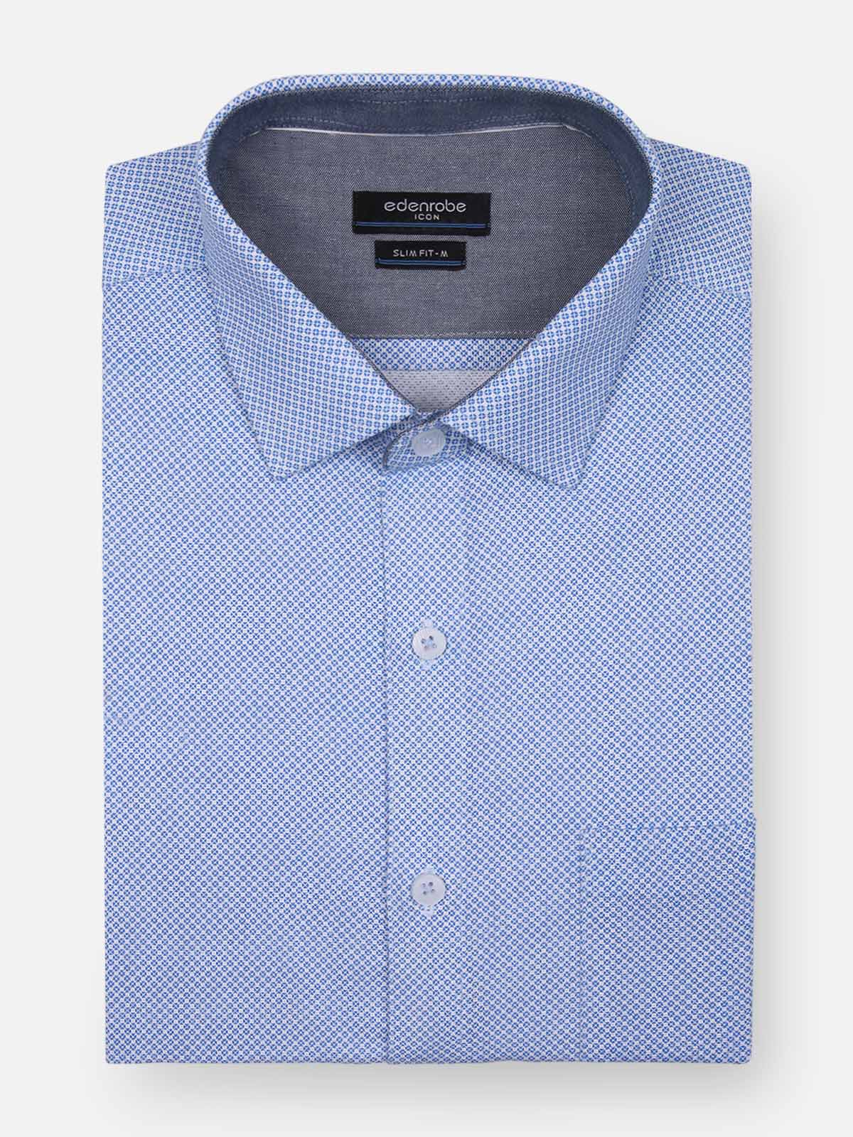 Men's Blue Shirt - EMTSI18-50131 - Image 2