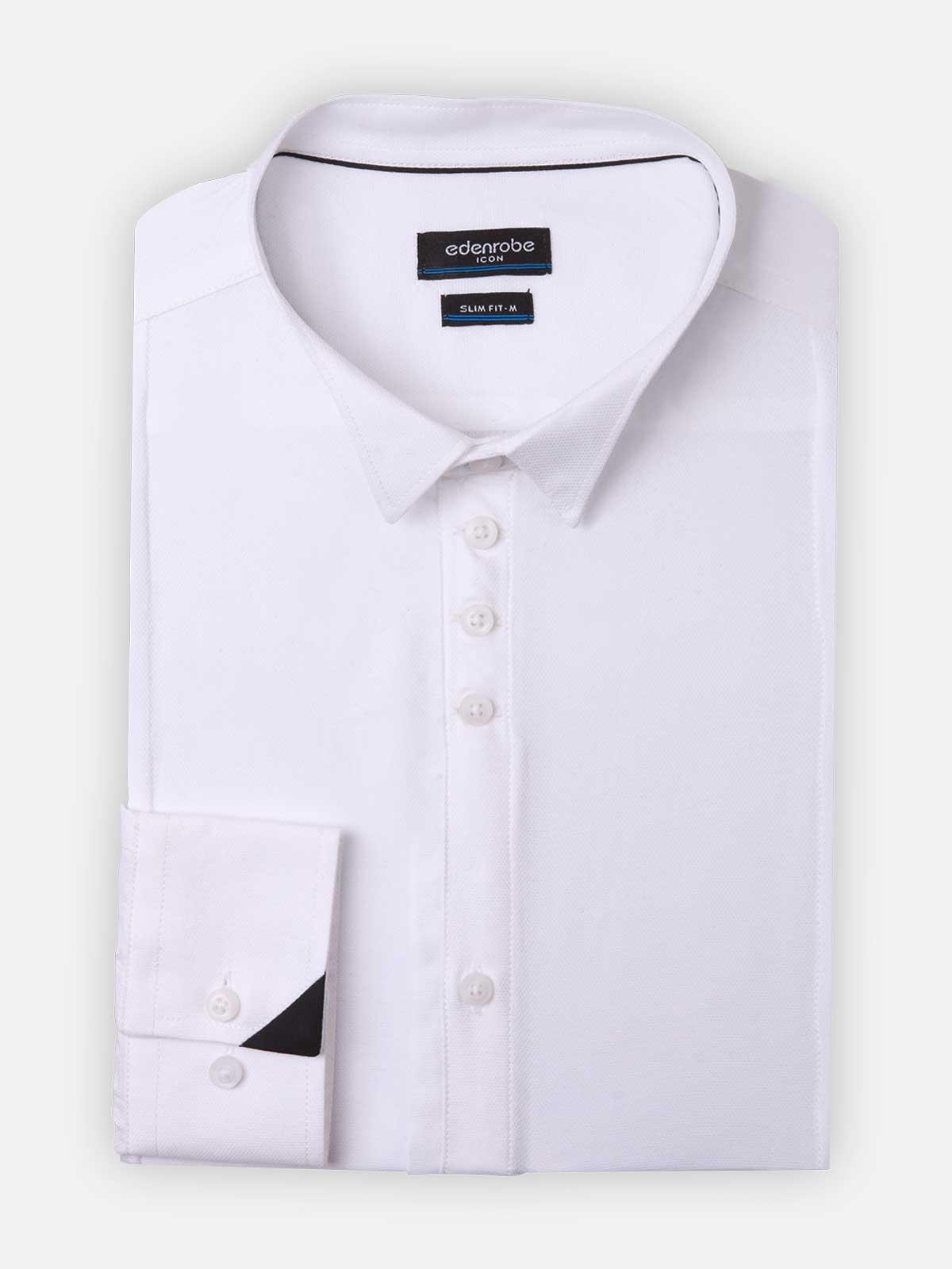 Men's White Shirt - EMTSI18-50146 - Image 2