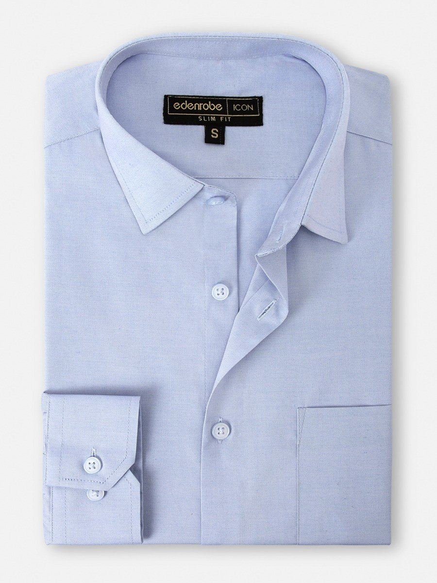 Men's Sky Blue Shirt - EMTSI20-50166 - Image 2