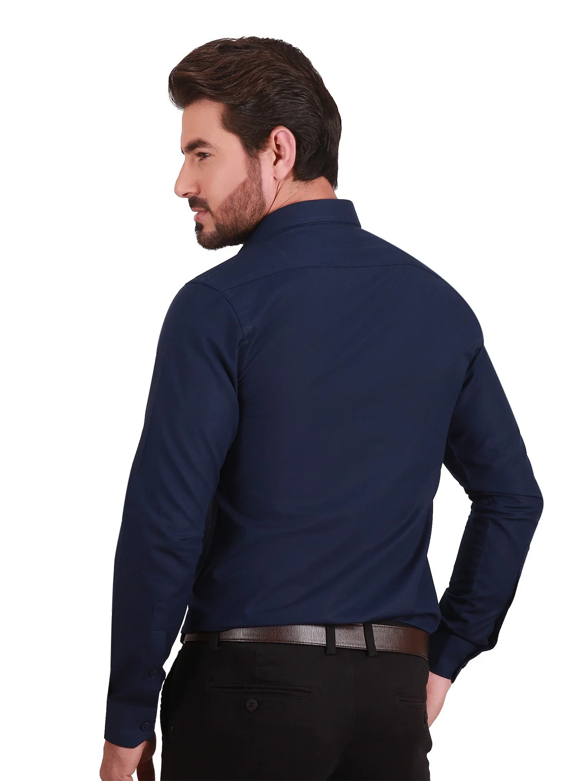 Men's Navy Blue Shirt - EMTSI20-50172 - Image 3