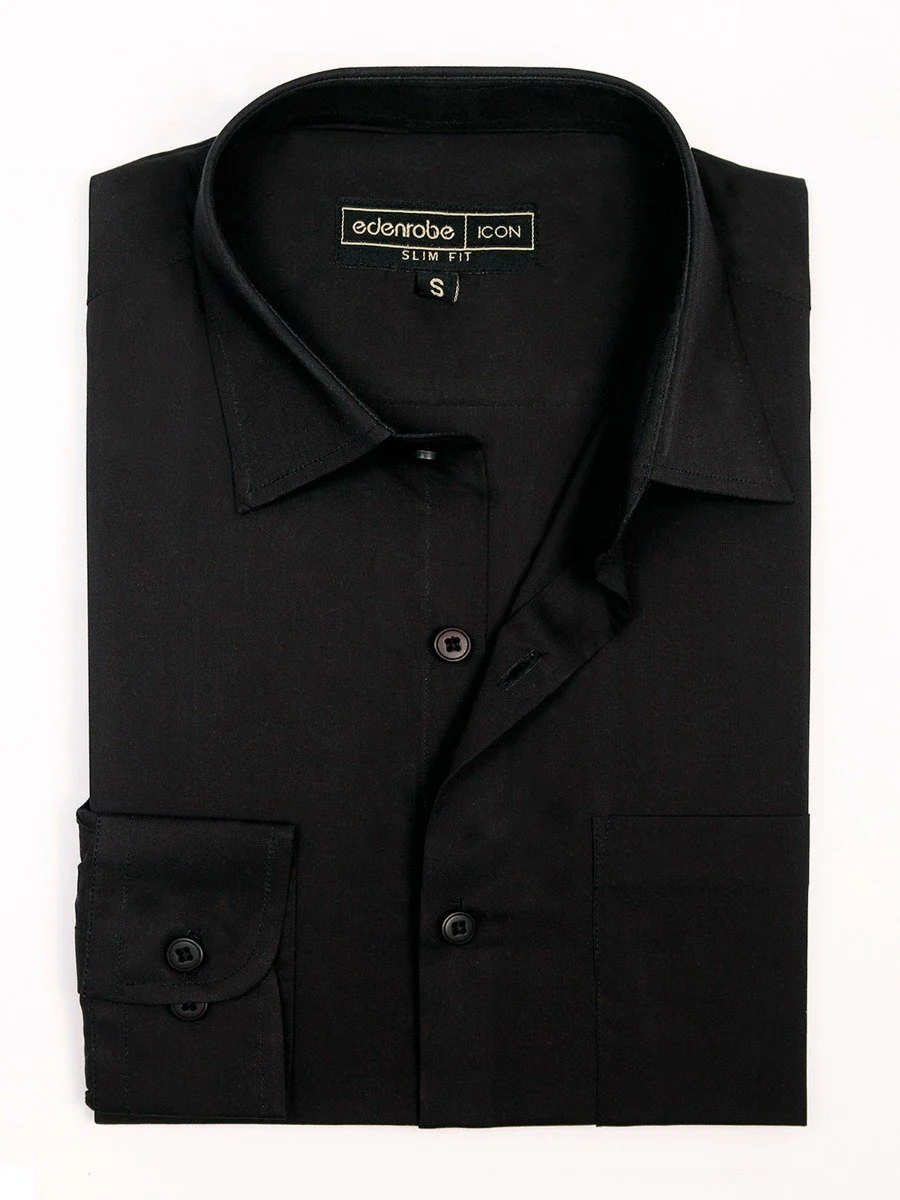Men's Black Shirt - EMTSI20-50183 - Image 2