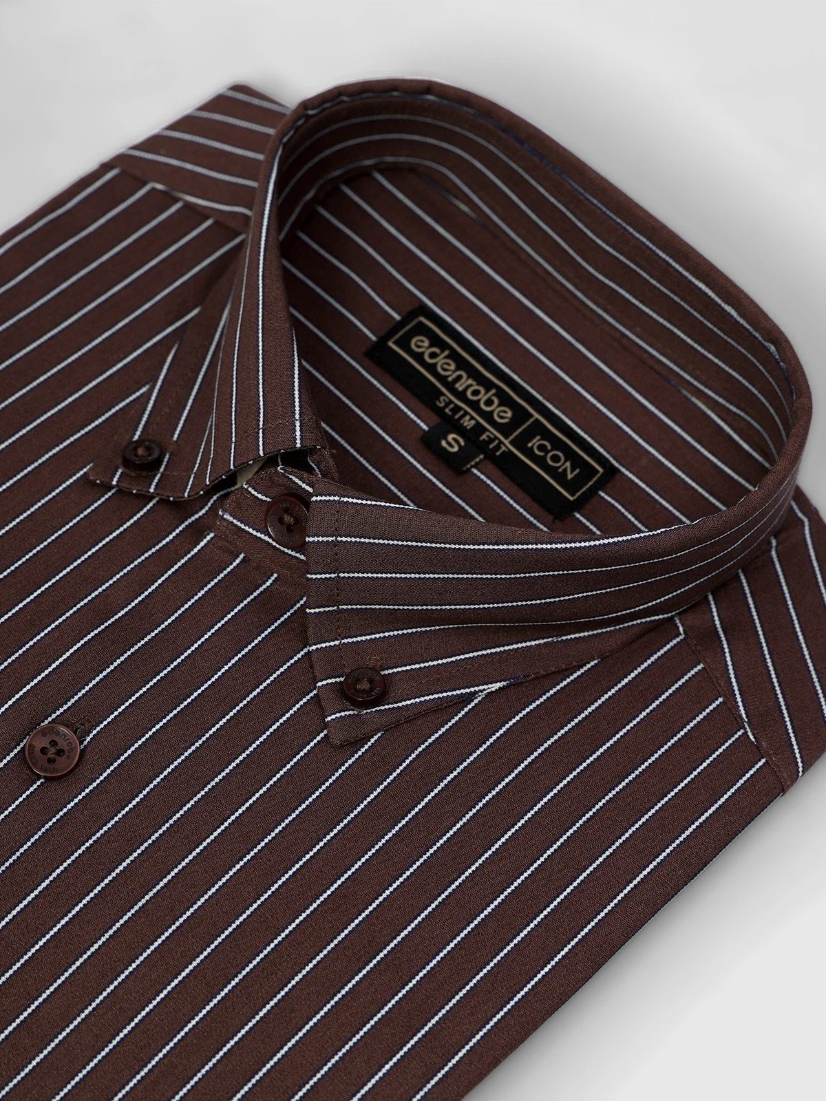 Men's Brown Shirt - EMTSI21-50199 - Image 2