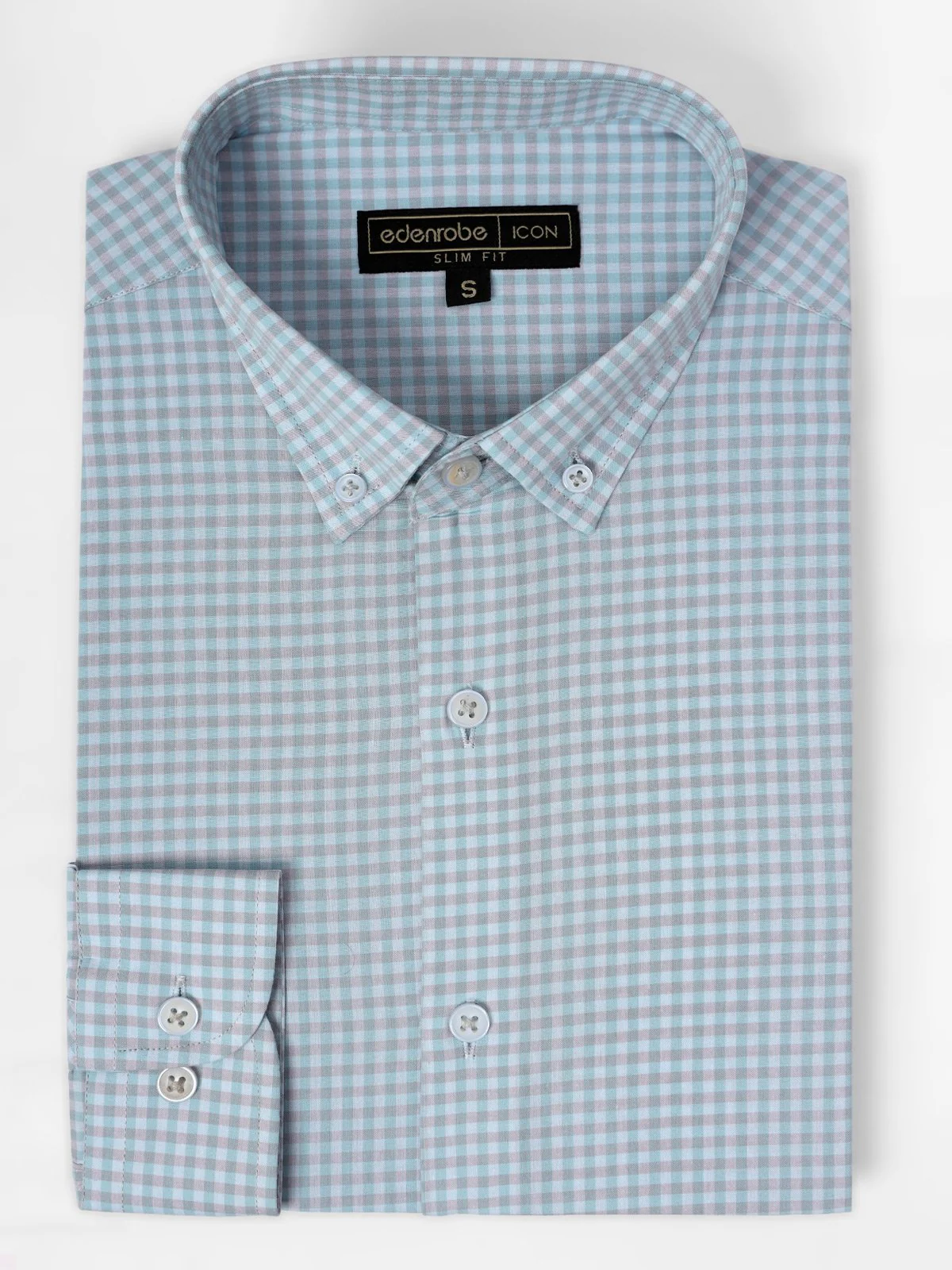 Men's Ice Blue Shirt - EMTSI21-50209