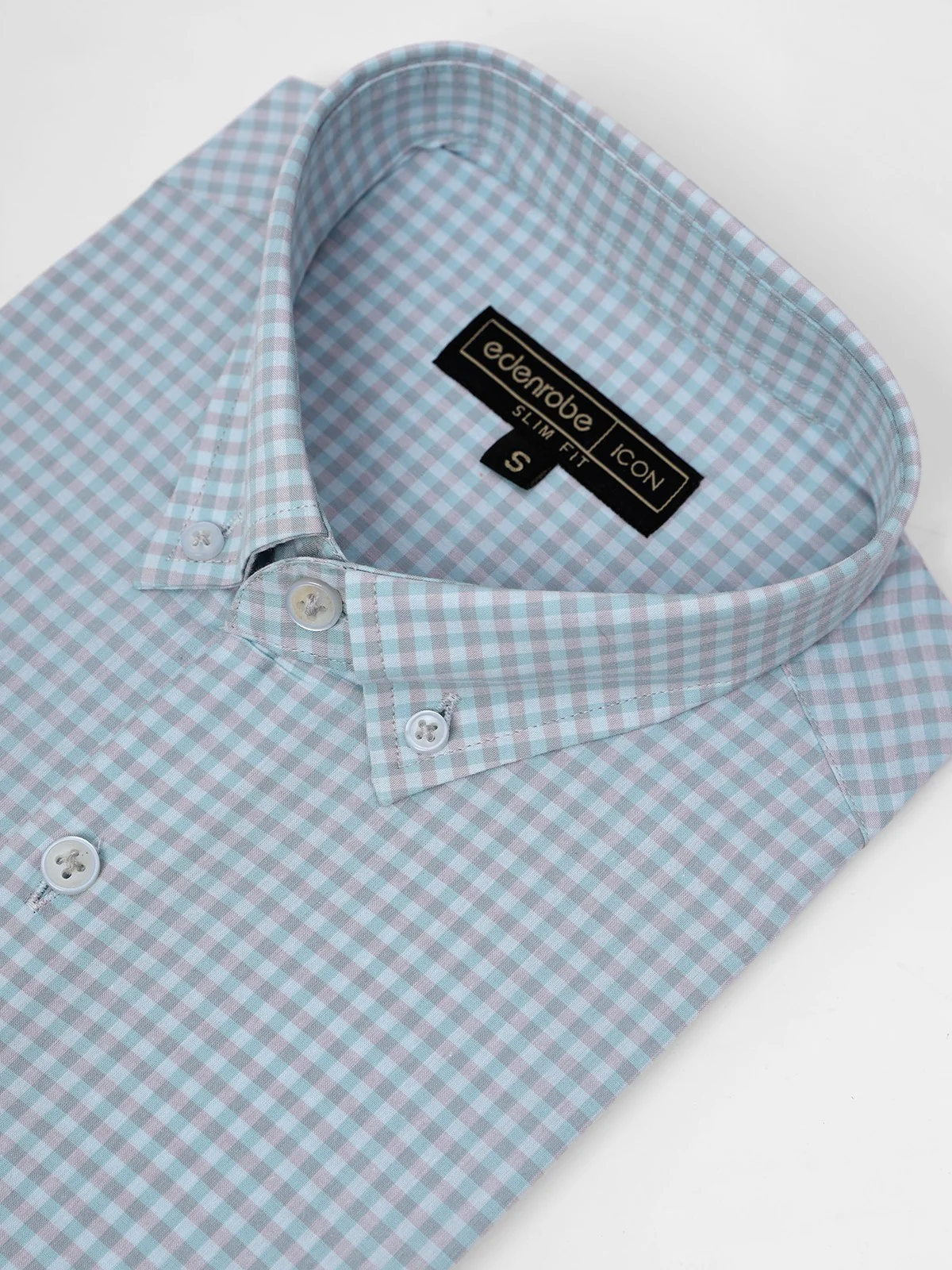 Men's Ice Blue Shirt - EMTSI21-50209 - Image 2