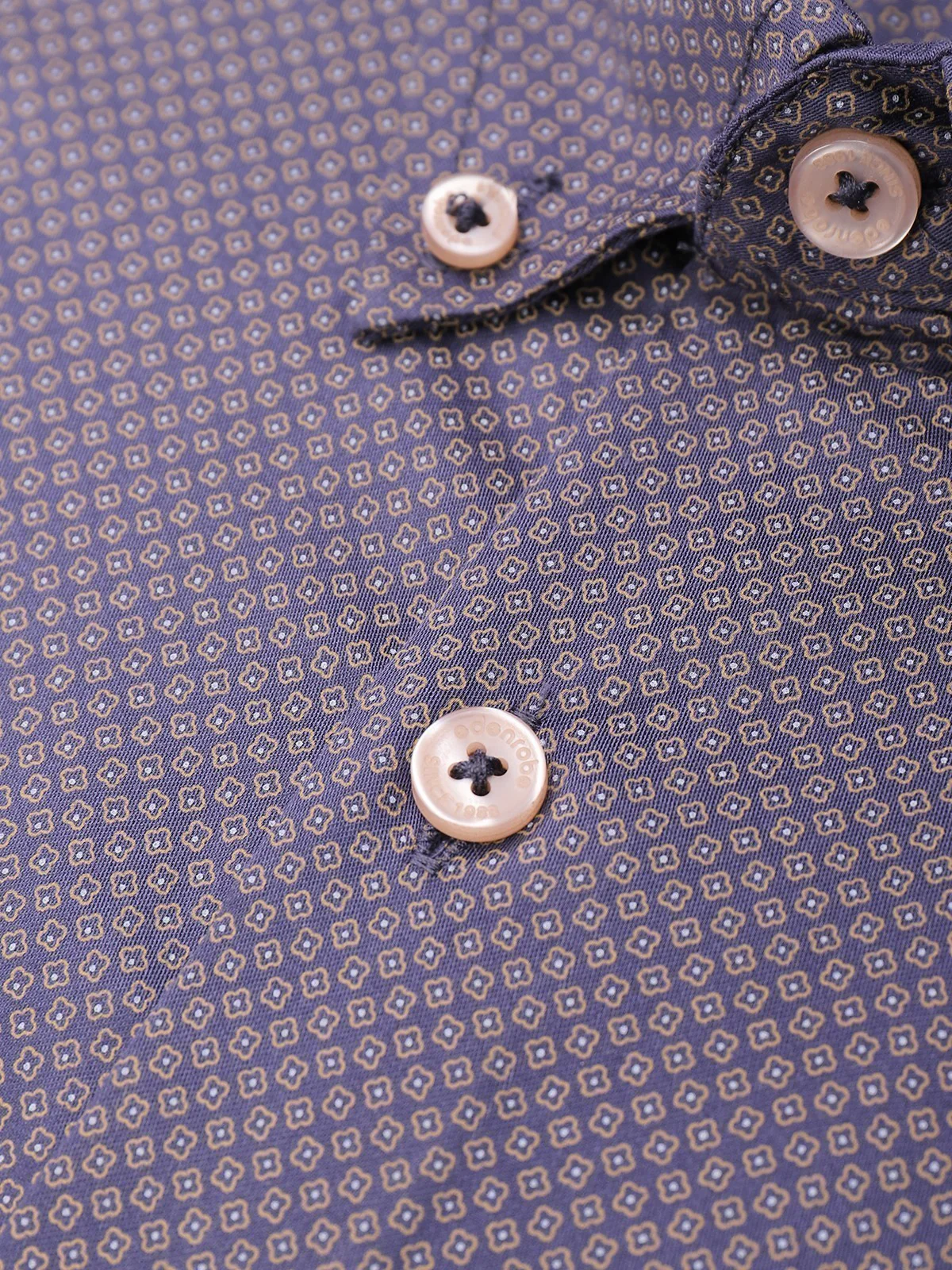 Men's New Navy Printed Shirt - EMTSI21-50235 - Image 3