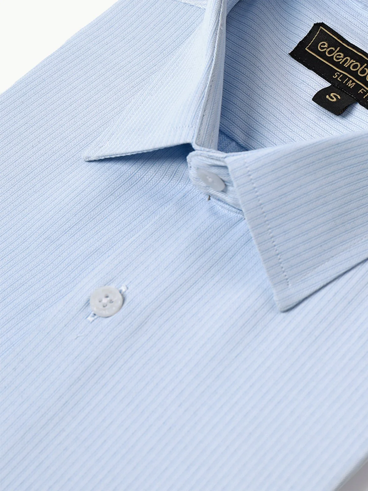 Men's Light Blue Striped Shirt - EMTSI22-50241 - Image 2