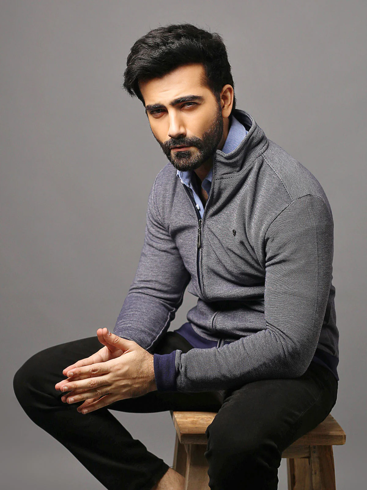 Men's Blue SweatShirt - EMTSS18-009 - Image 2