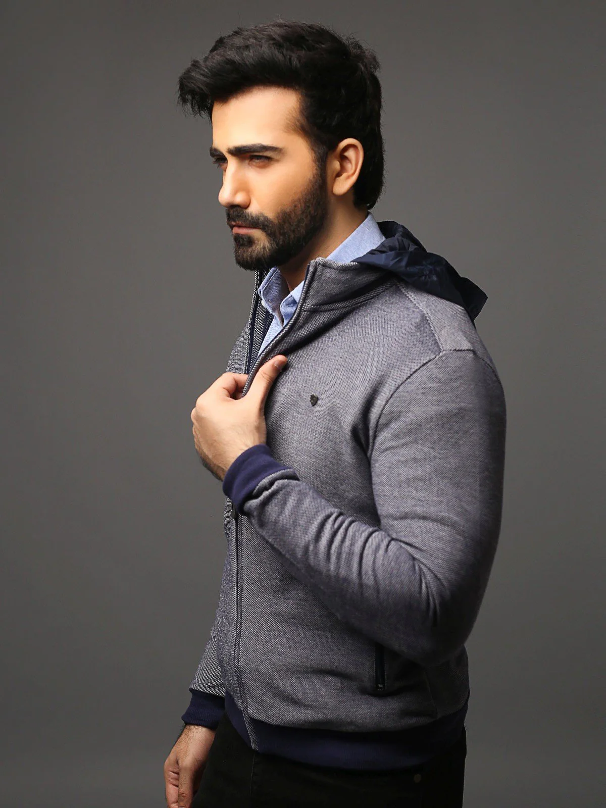 Men's Blue SweatShirt - EMTSS18-009 - Image 3