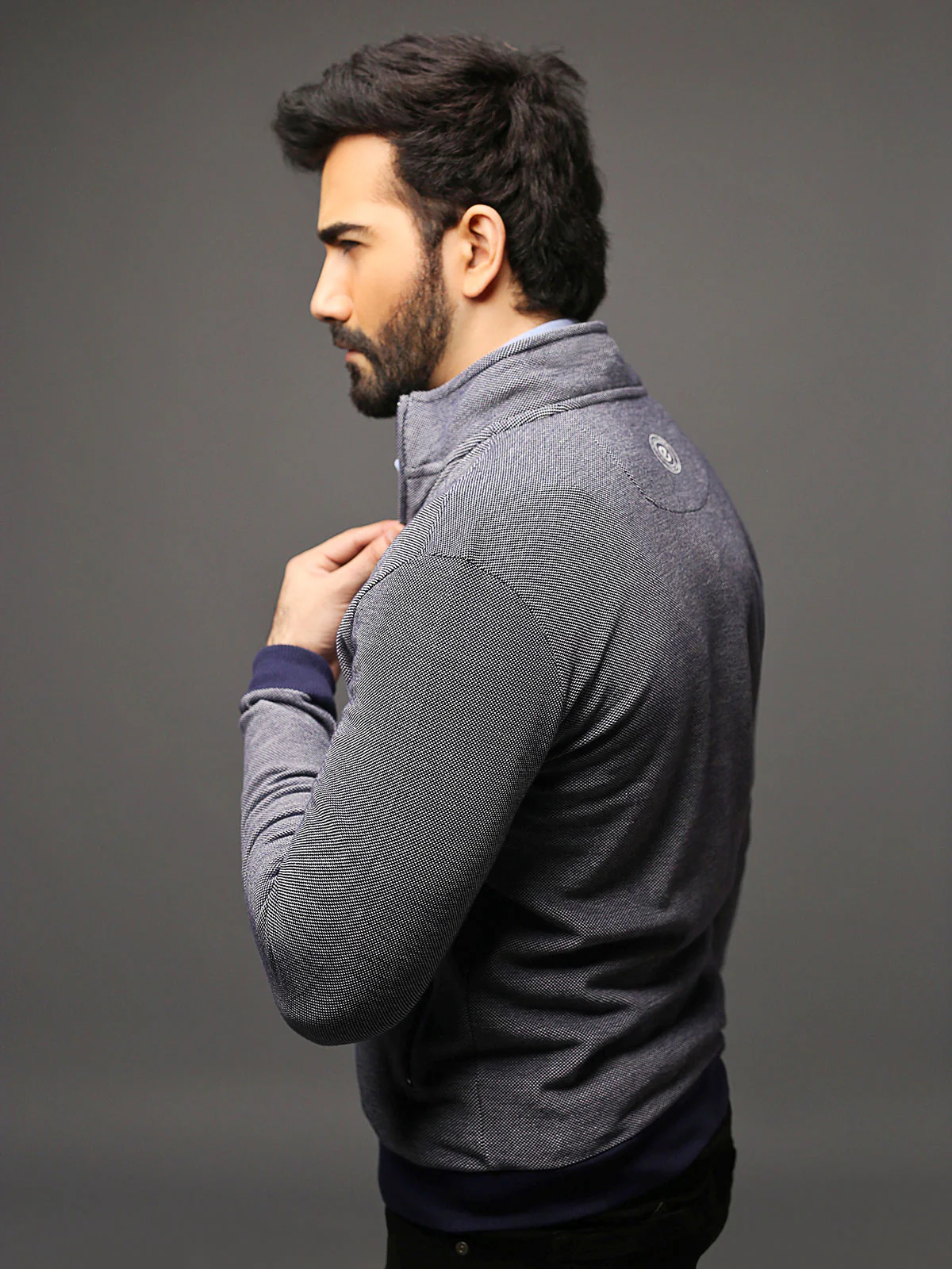 Men's Blue SweatShirt - EMTSS18-009 - Image 4