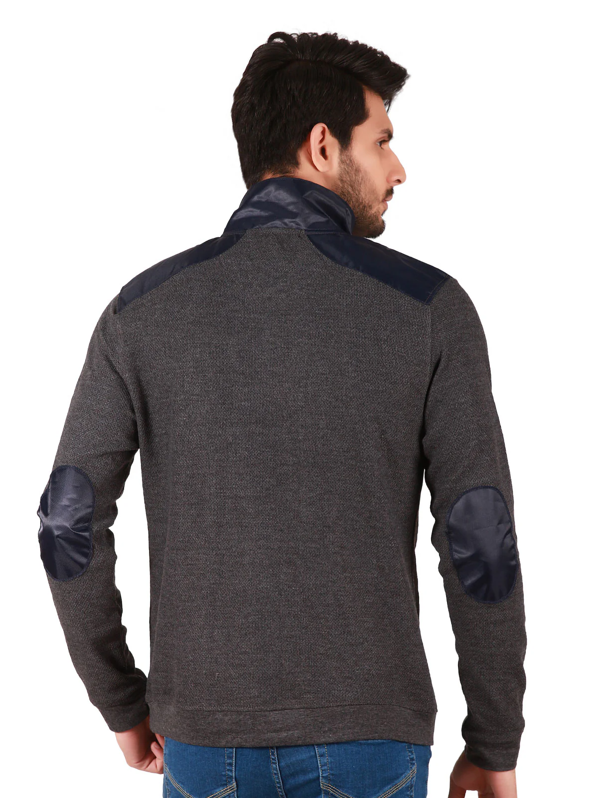 Men's Dark Grey SweatShirt - EMTSS19-032 - Image 3