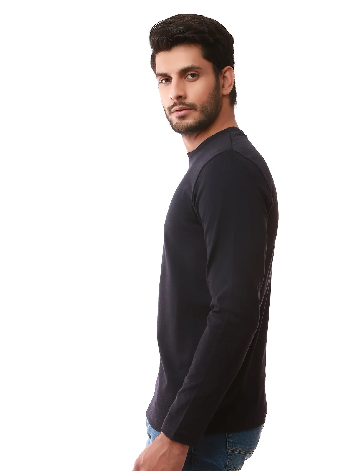 Men's Dark Navy SweatShirt - EMTSS19-034 - Image 2