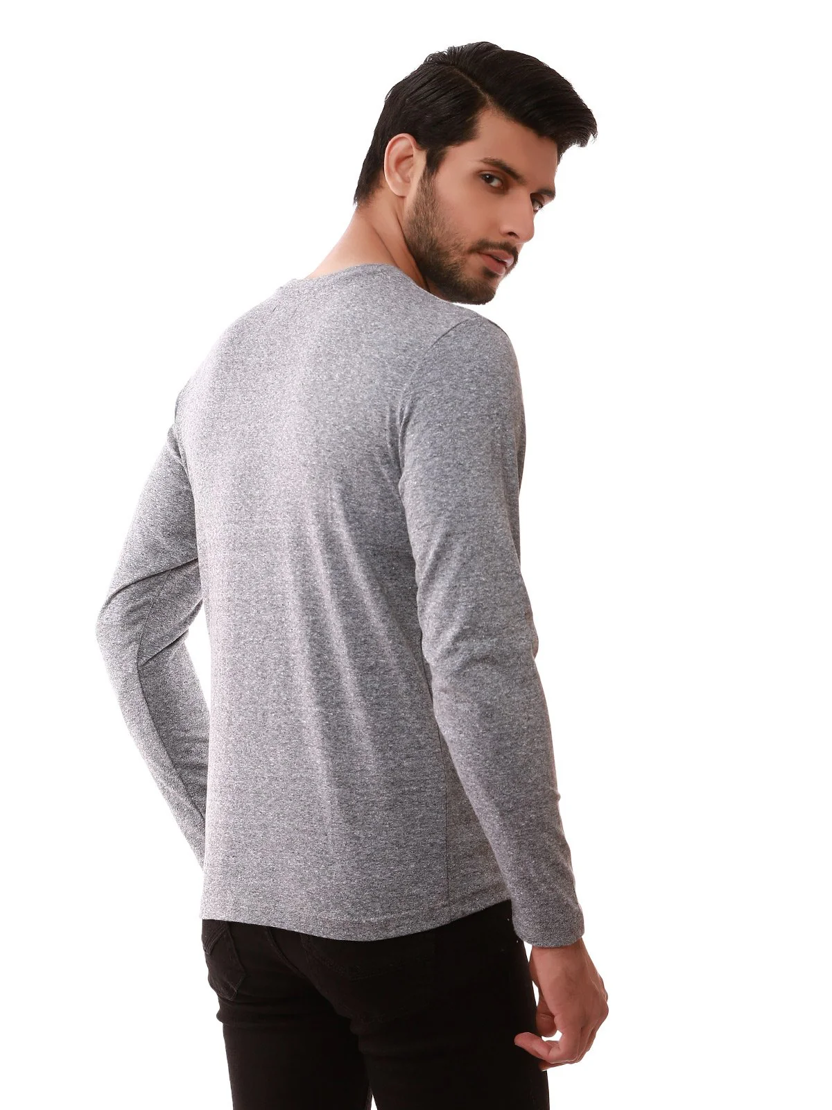 Men's Grey SweatShirt - EMTSS19-035 - Image 3