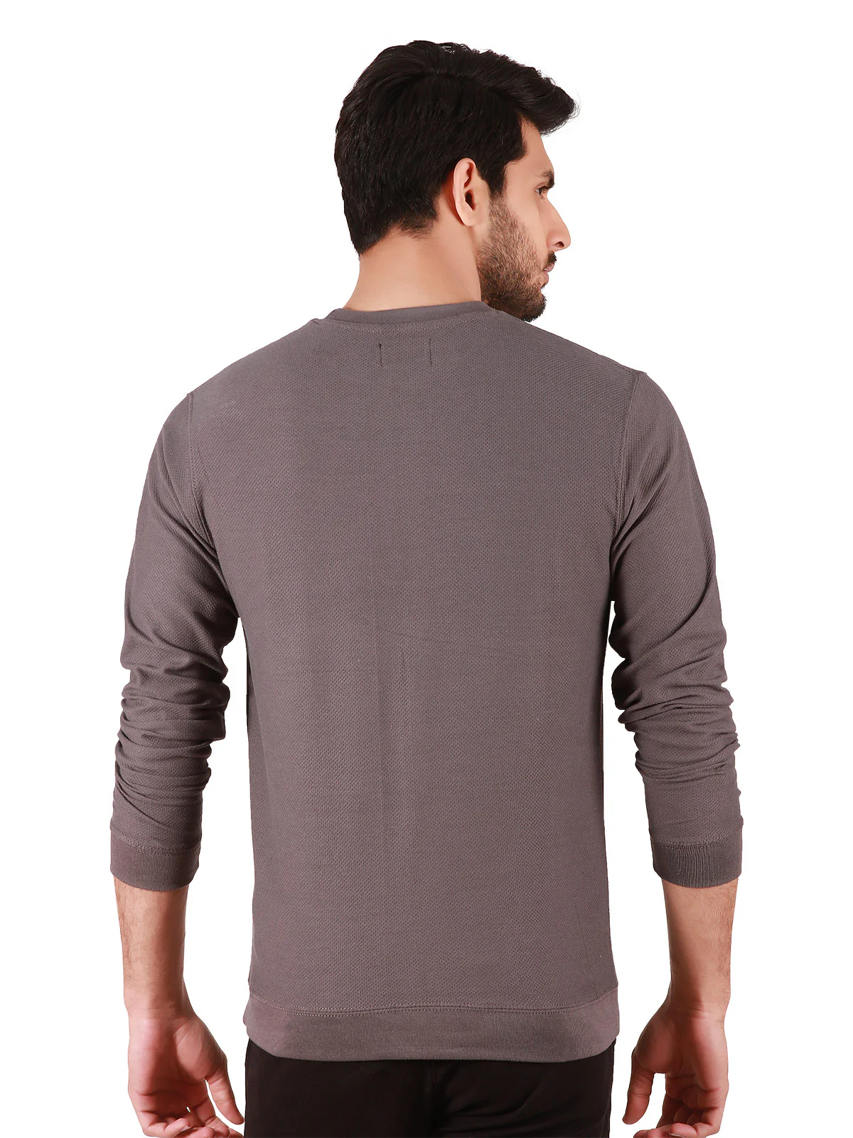 Men's Mid Grey SweatShirt - EMTSS19-039 - Image 3