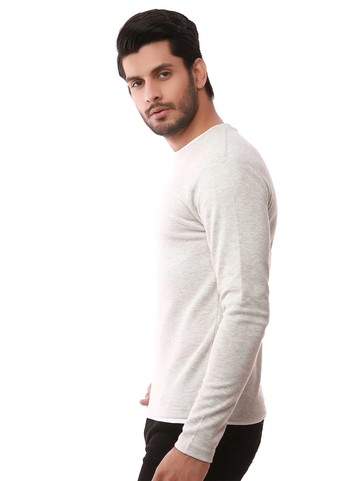 Men's Off White SweatShirt - EMTSS19-044 - Image 2
