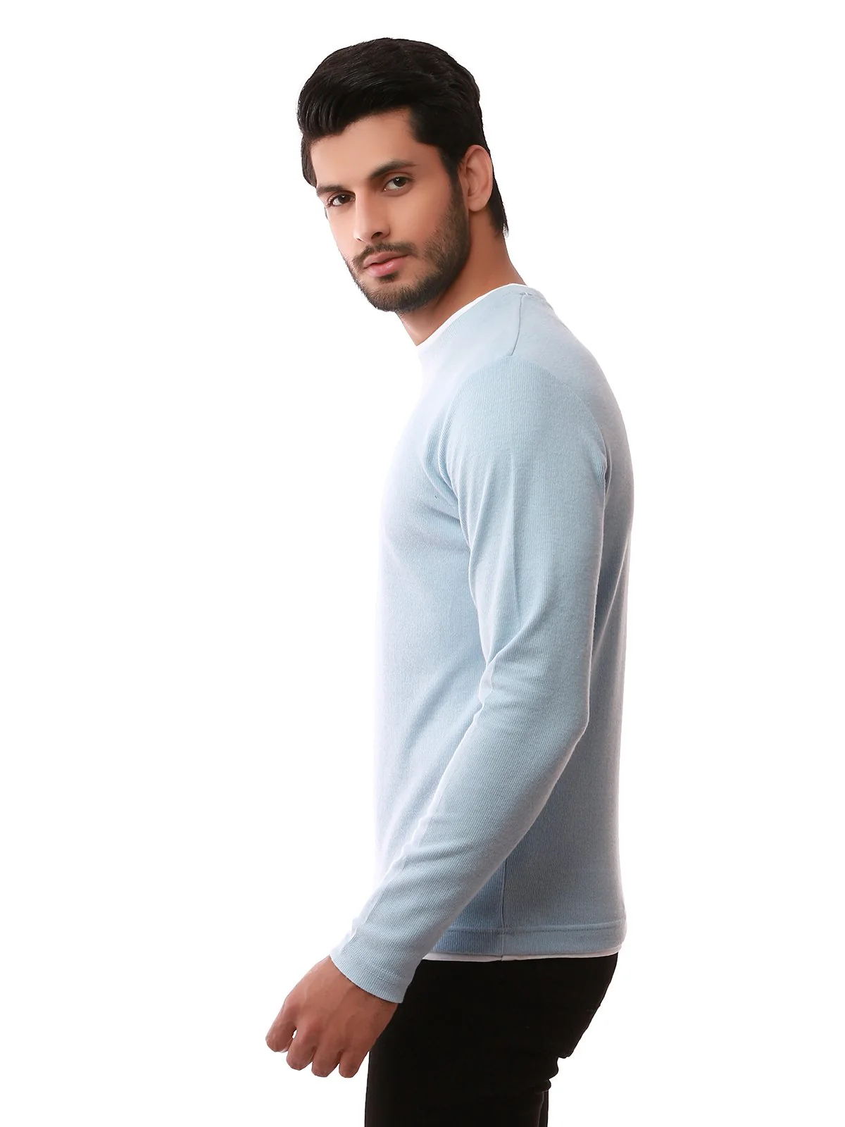 Men's Sky Blue SweatShirt - EMTSS19-045 - Image 2