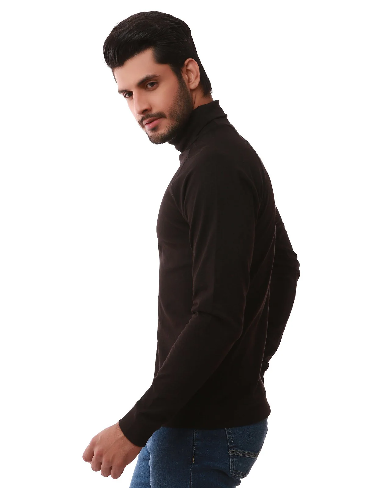 Men's Black SweatShirt - EMTSS19-048 - Image 2