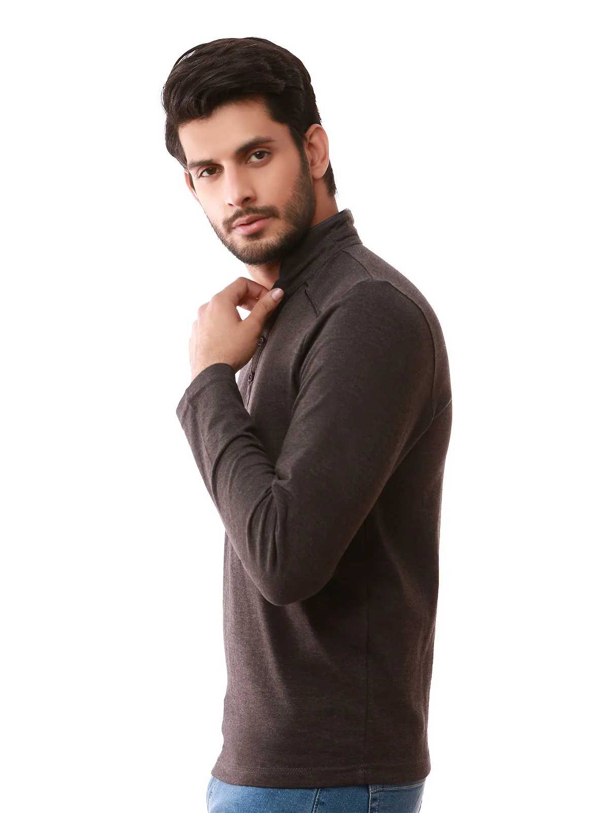 Men's Charcoal Grey SweatShirt - EMTSS19-051 - Image 2