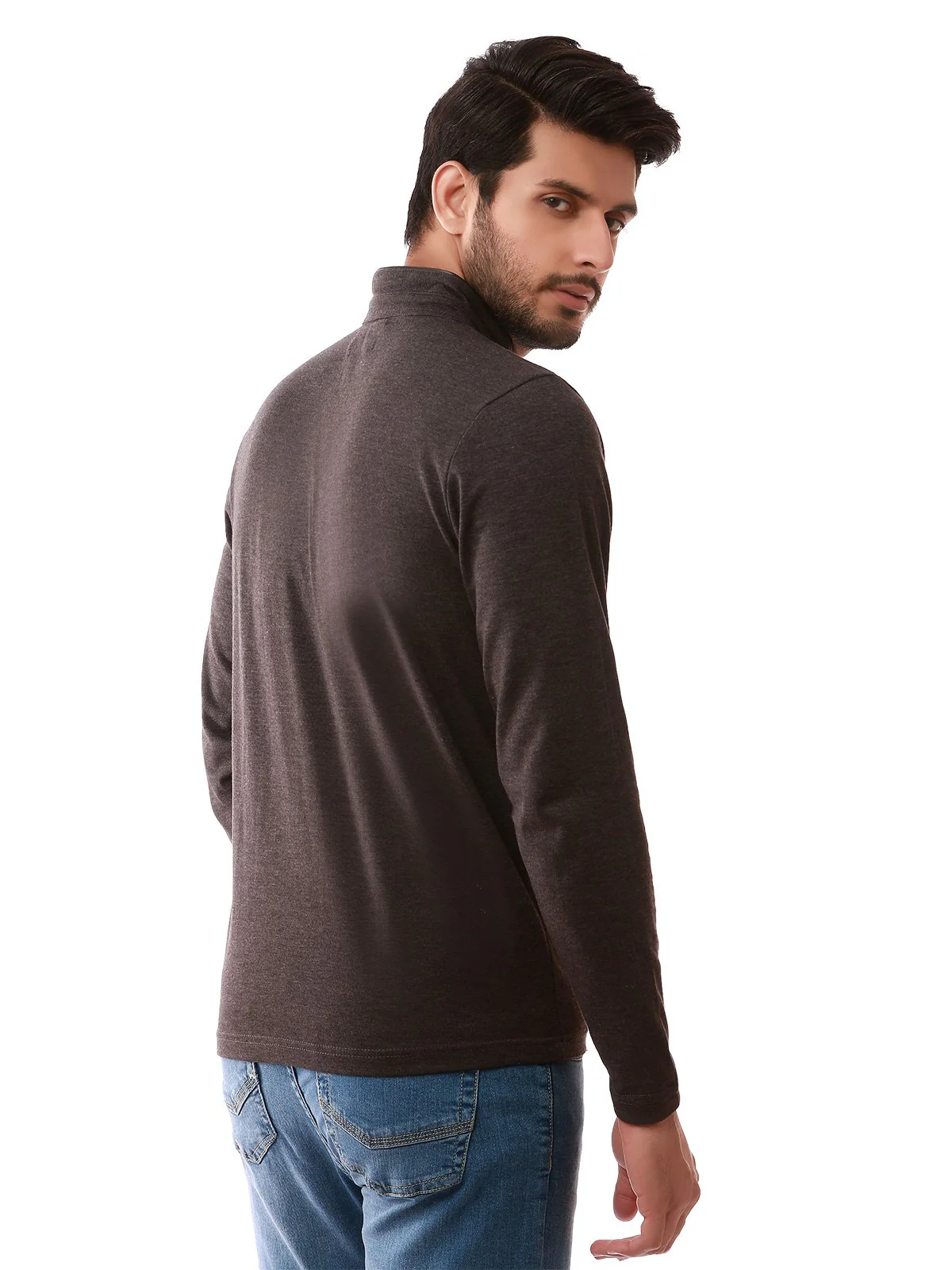 Men's Charcoal Grey SweatShirt - EMTSS19-051 - Image 3