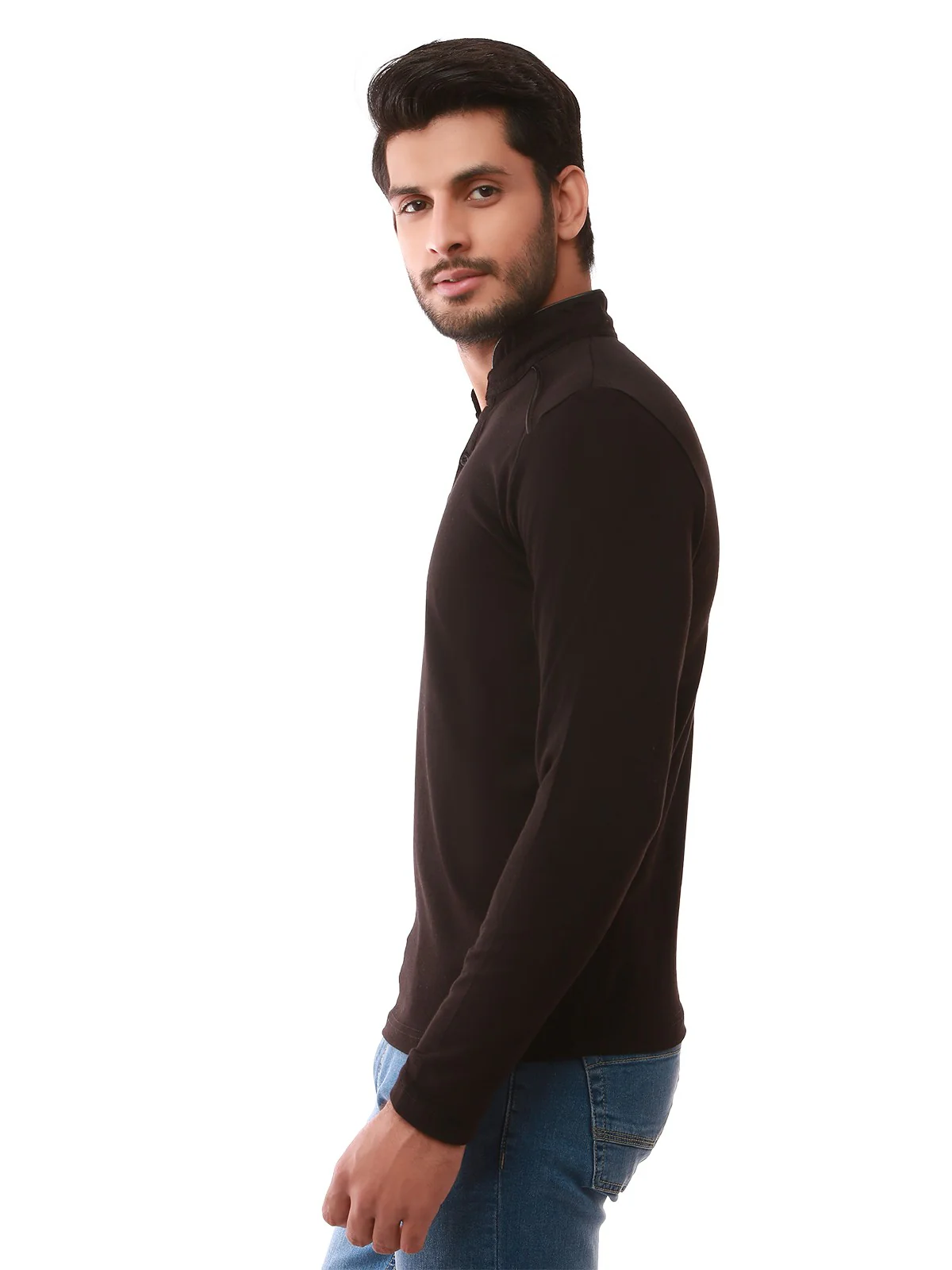 Men's Black SweatShirt - EMTSS19-052 - Image 2