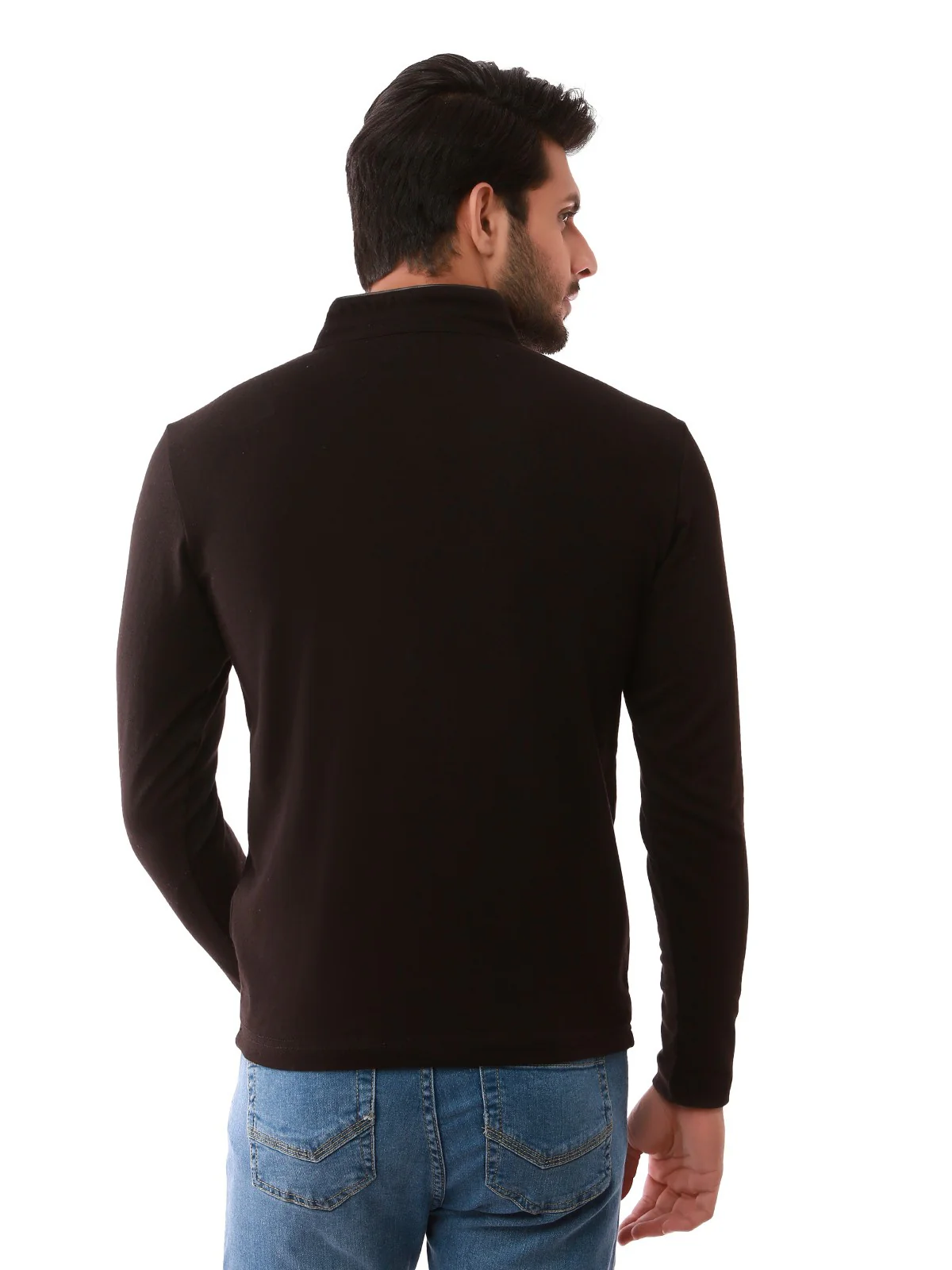 Men's Black SweatShirt - EMTSS19-052 - Image 3