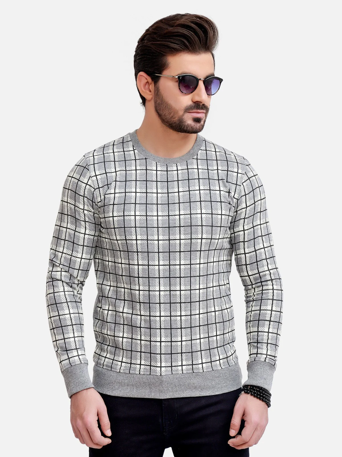 Men's Grey SweatShirt - EMTSS20-003 - Image 4