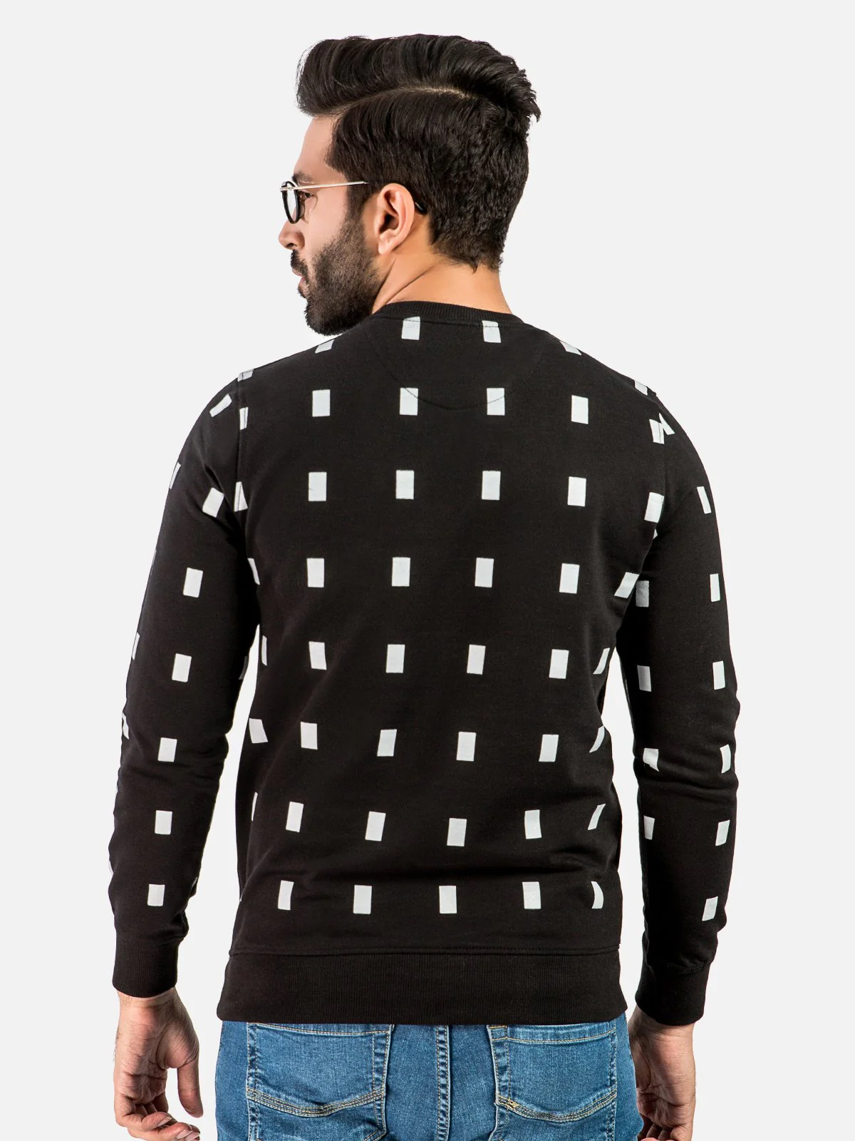 Men's Black SweatShirt - EMTSS20-005 - Image 3