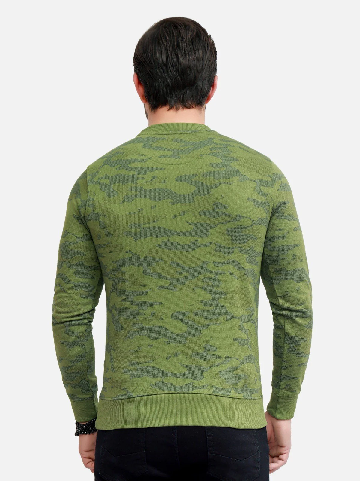 Men's Olive SweatShirt - EMTSS20-009 - Image 6