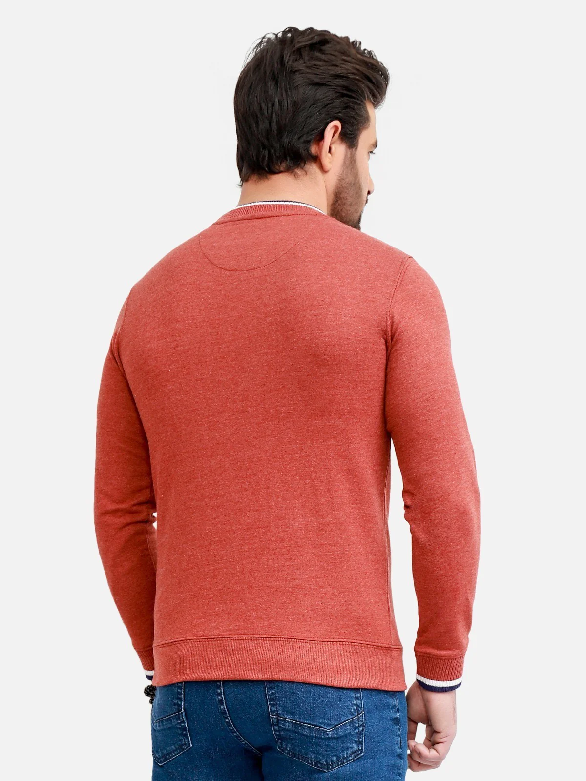 Men's Dull Rust SweatShirt - EMTSS20-012 - Image 3