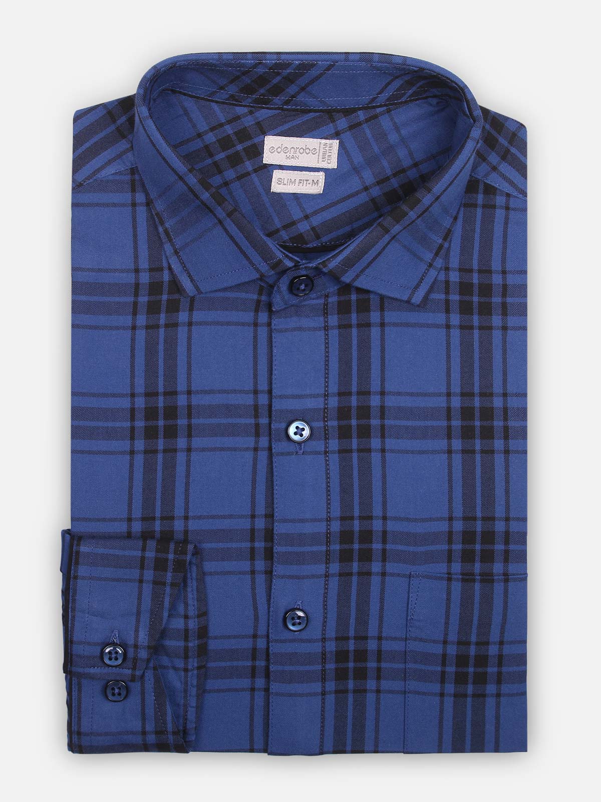 Men's Navy Blue Shirt - EMTSUC18-005 - Image 2