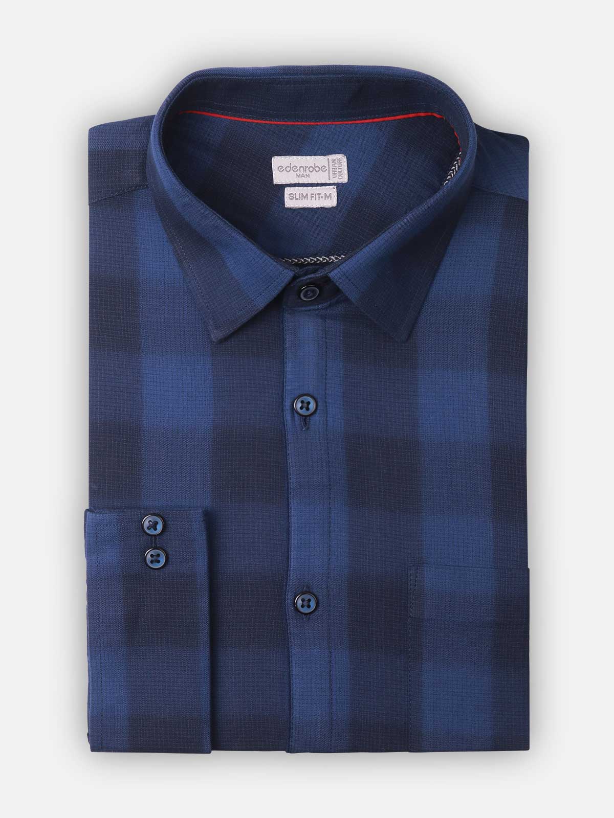 Men's Navy Blue Shirt - EMTSUC18-020 - Image 2