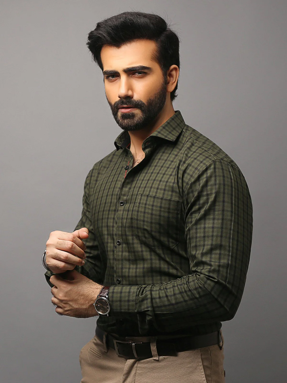 Men's Green Shirt - EMTSUC18-022 - Image 2