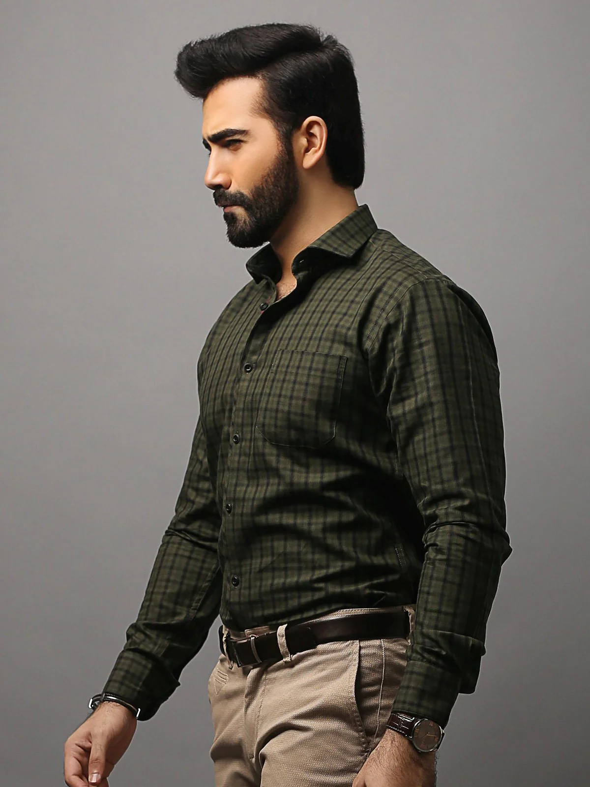 Men's Green Shirt - EMTSUC18-022 - Image 3