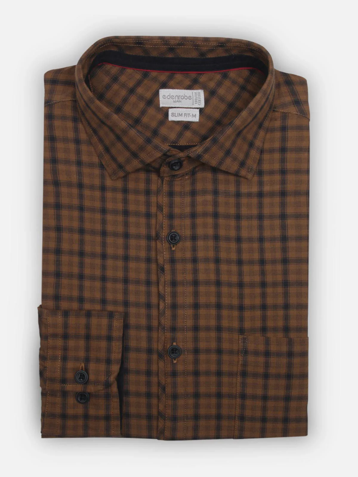 Men's Brown Shirt - EMTSUC18-023 - Image 2