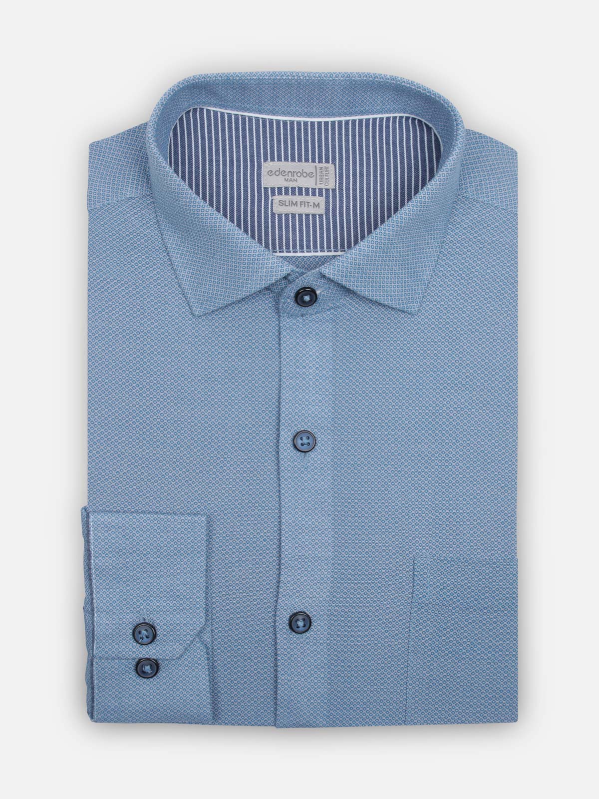 Men's Blue Shirt - EMTSUC18-025 - Image 2