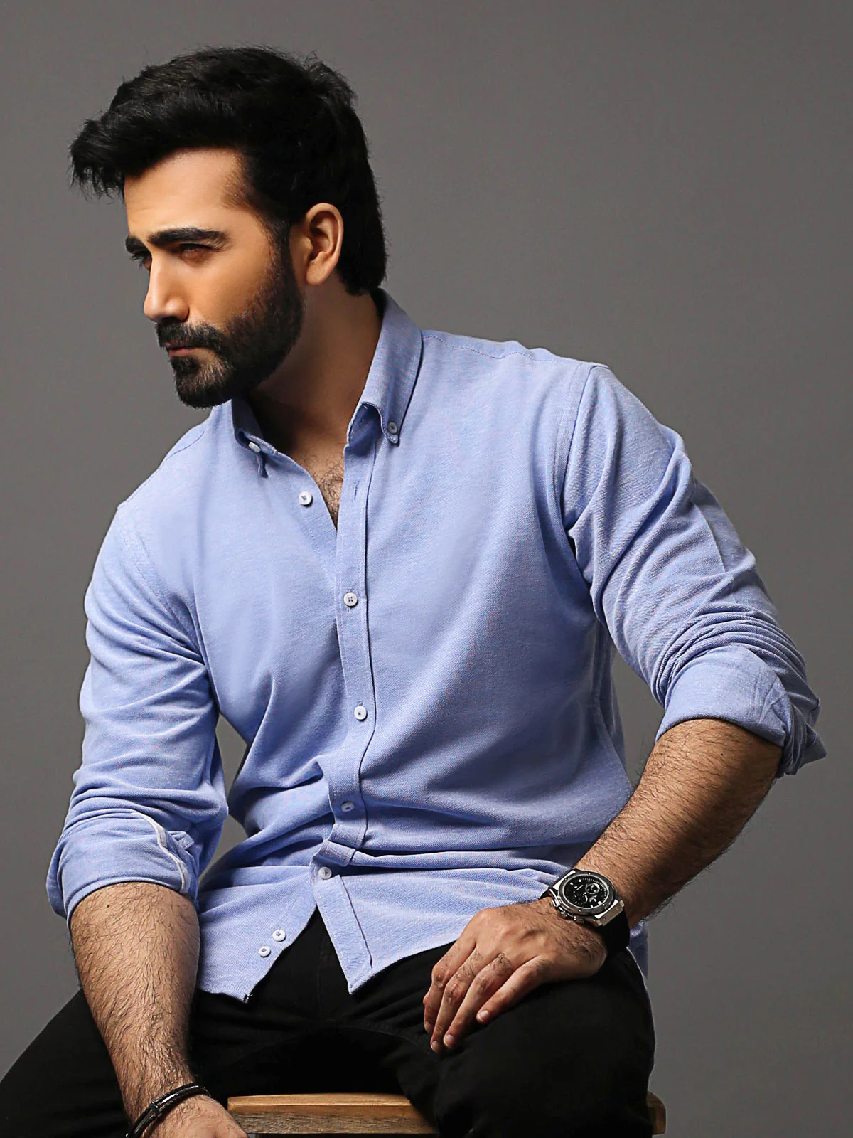 Men's Sky Blue Shirt - EMTSUC18-027 - Image 2