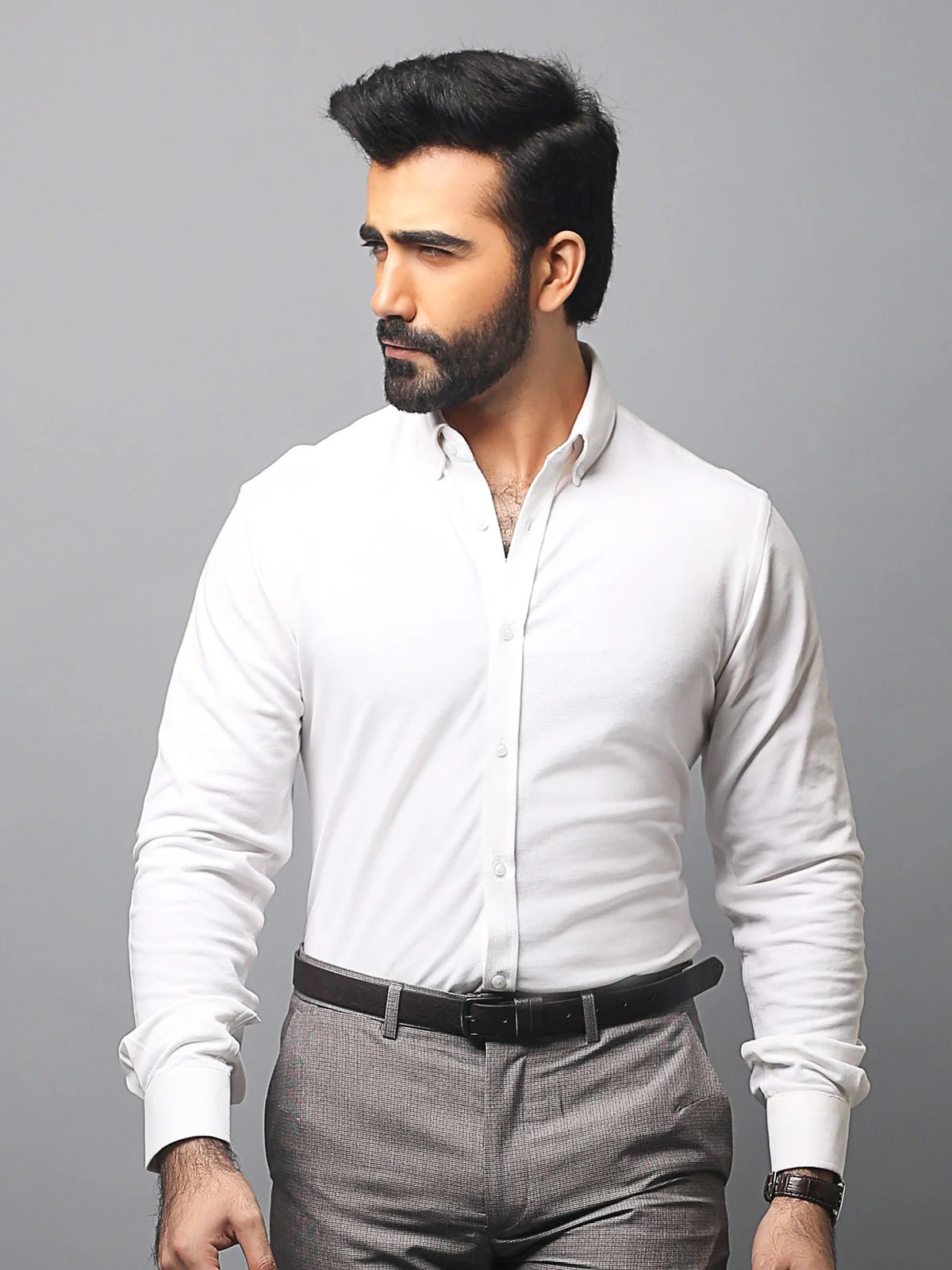 Men's Off White Shirt - EMTSUC18-031 - Image 2