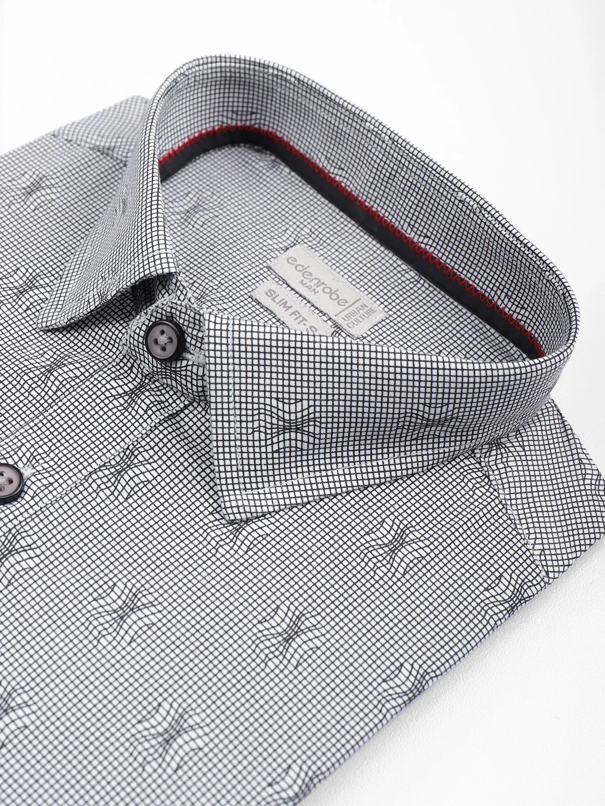 Men's Black & White Shirt - EMTSUC18-034 - Image 2