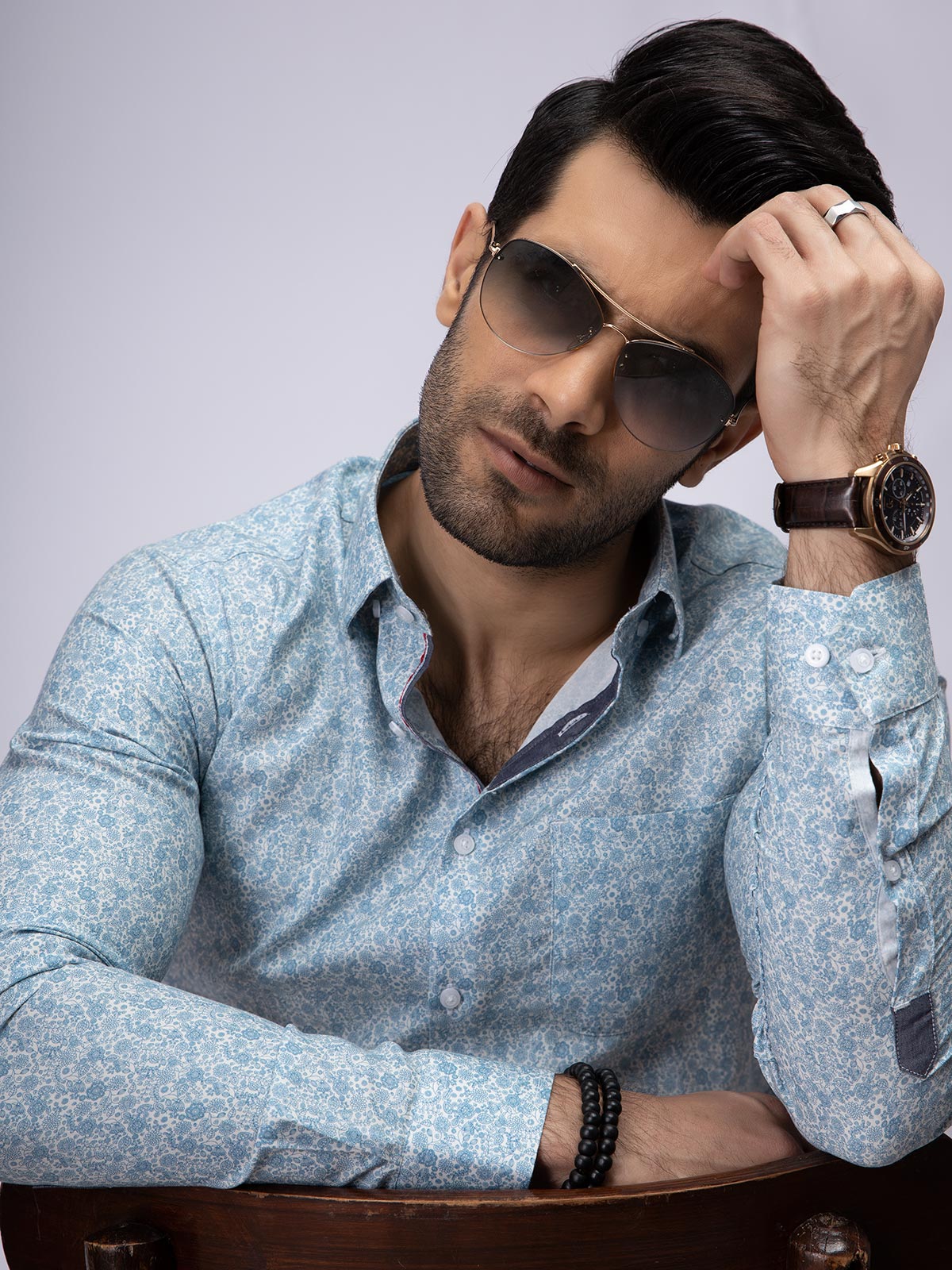 Men's Light Blue Shirt - EMTSUC19-041 - Image 2