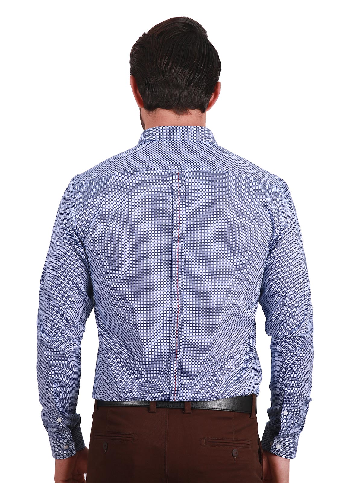 Men's Blue & White Shirt - EMTSUC19-046 - Image 3