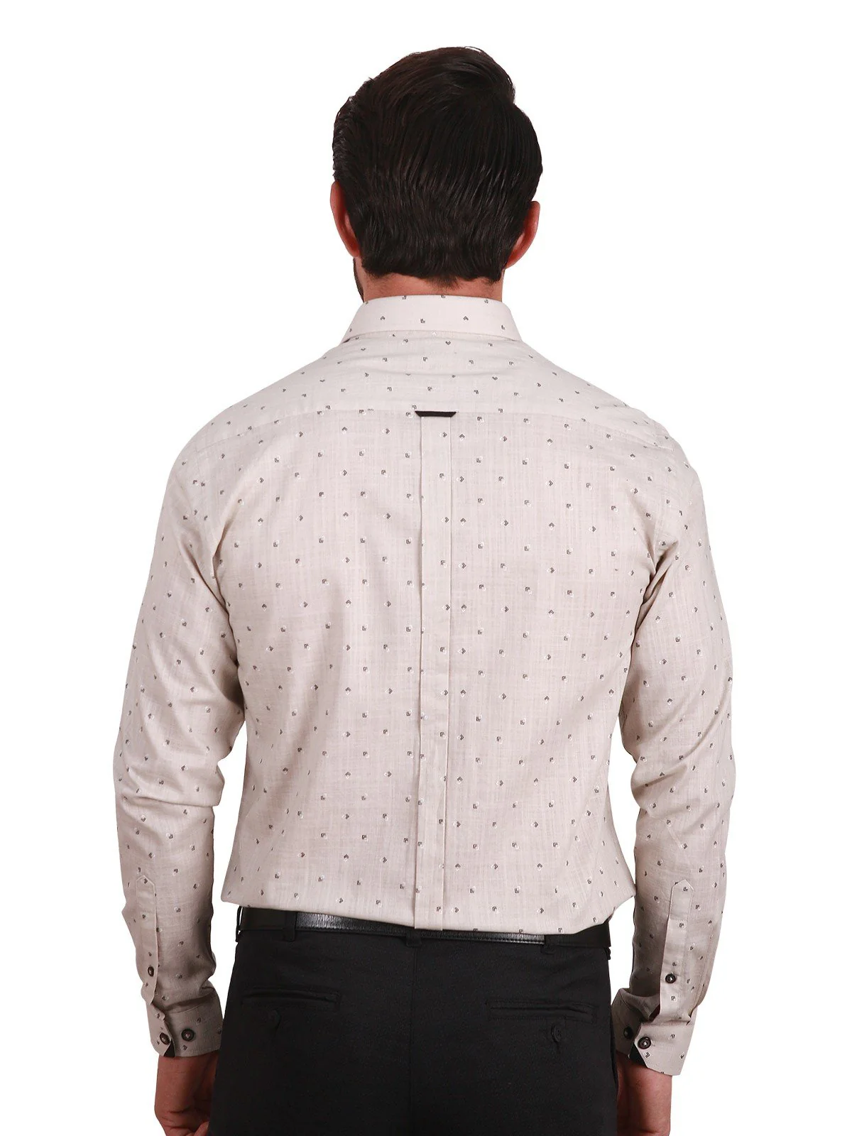 Men's Light Beige Shirt - EMTSUC19-049 - Image 4