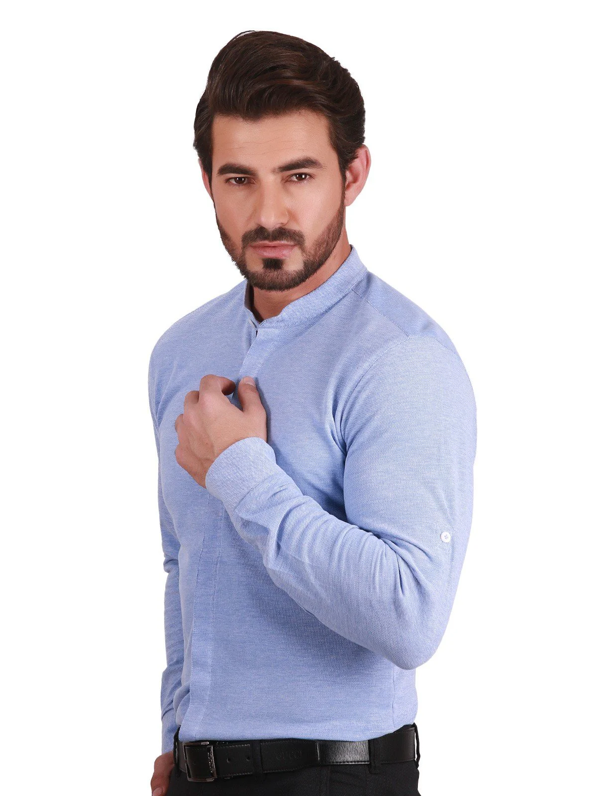 Men's Sky Blue Shirt - EMTSUC19-056 - Image 3