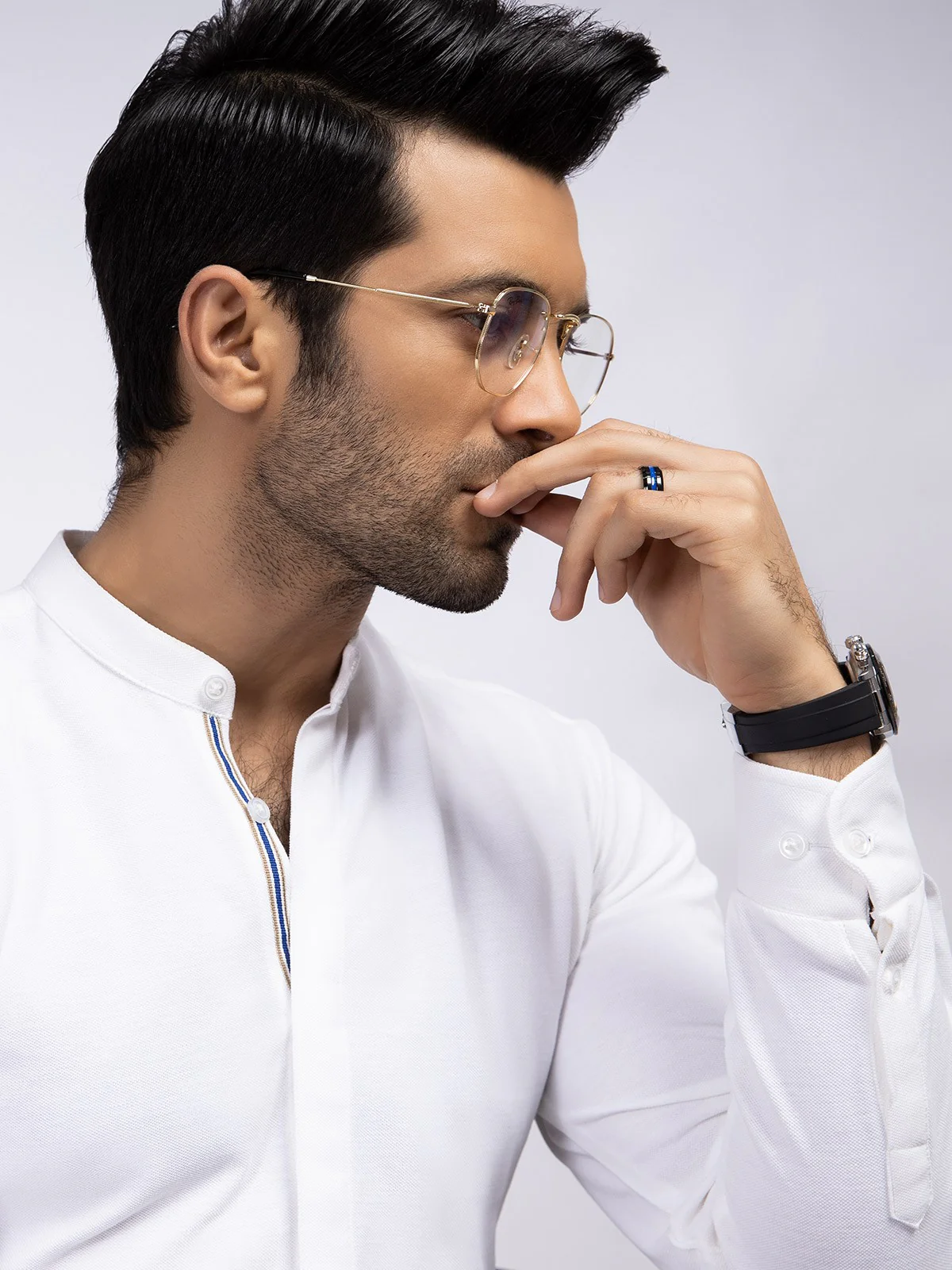Men's Off White Shirt - EMTSUC19-057 - Image 3