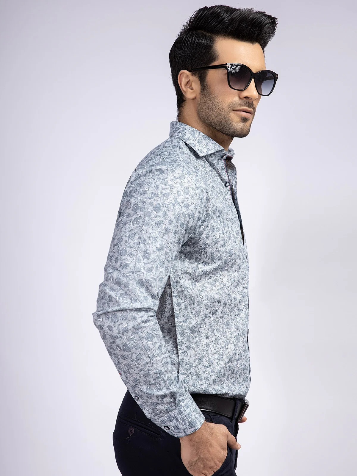 Men's Light Grey Shirt - EMTSUC19-059 - Image 3