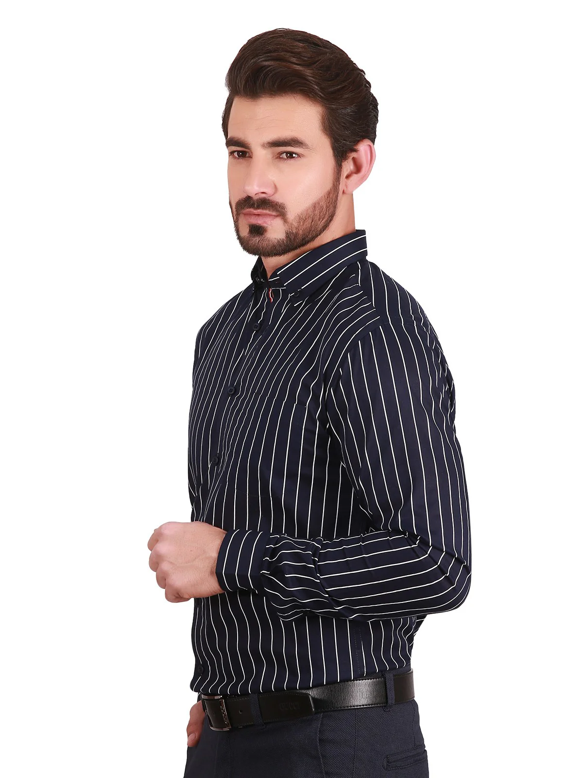 Men's Navy Blue Shirt - EMTSUC19-068 - Image 2