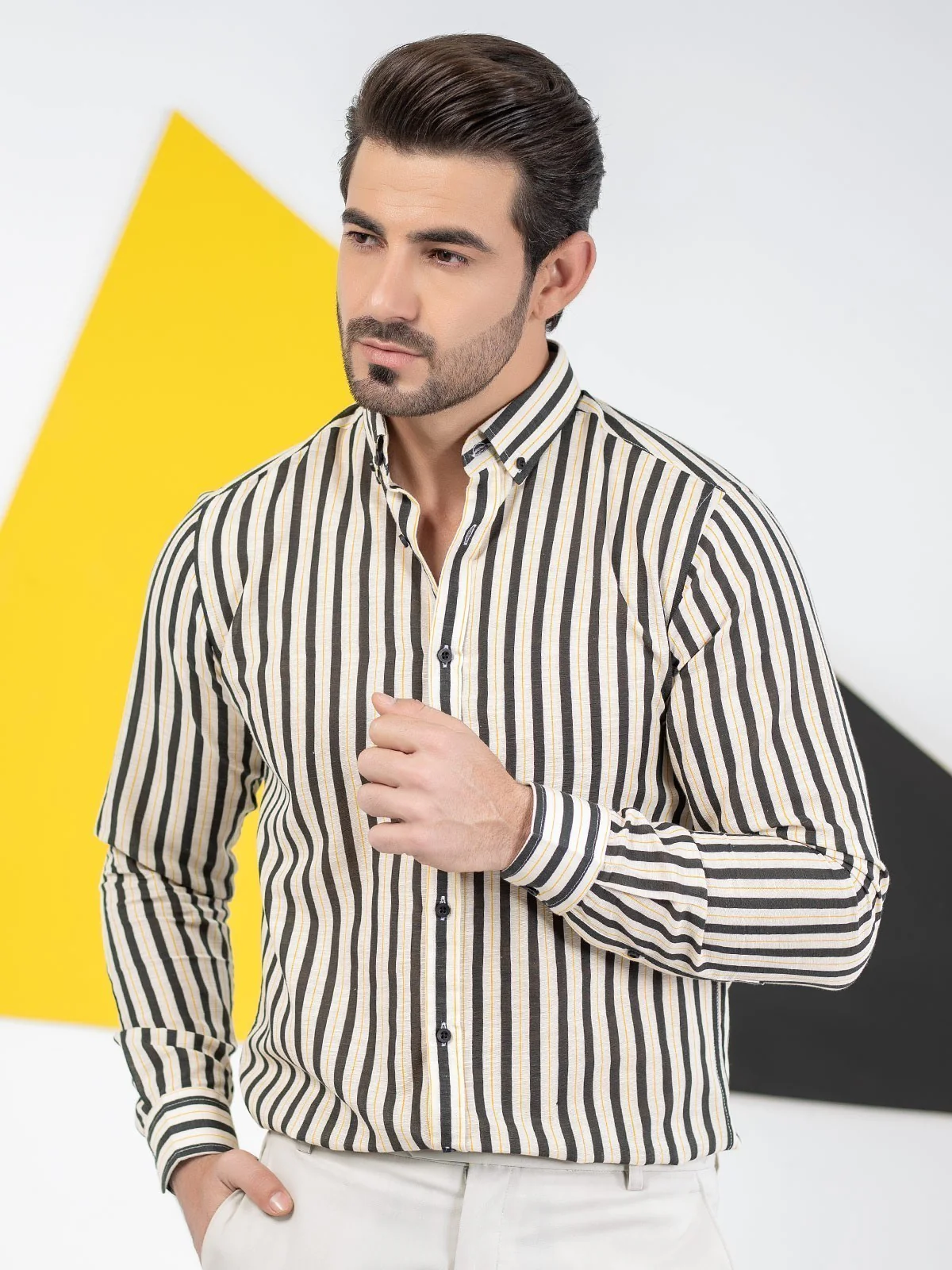 EMTSUC19-069- Cream Shirt - Image 3