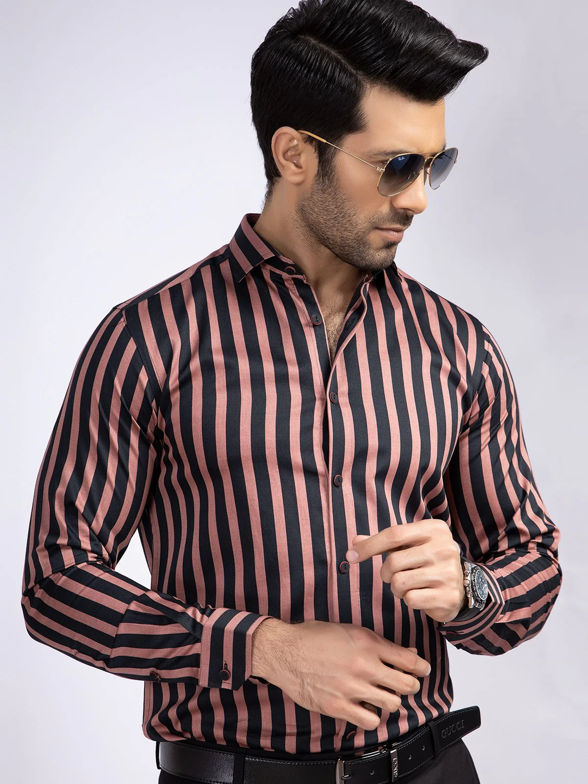 EMTSUC19-073- Rust & Black Shirt