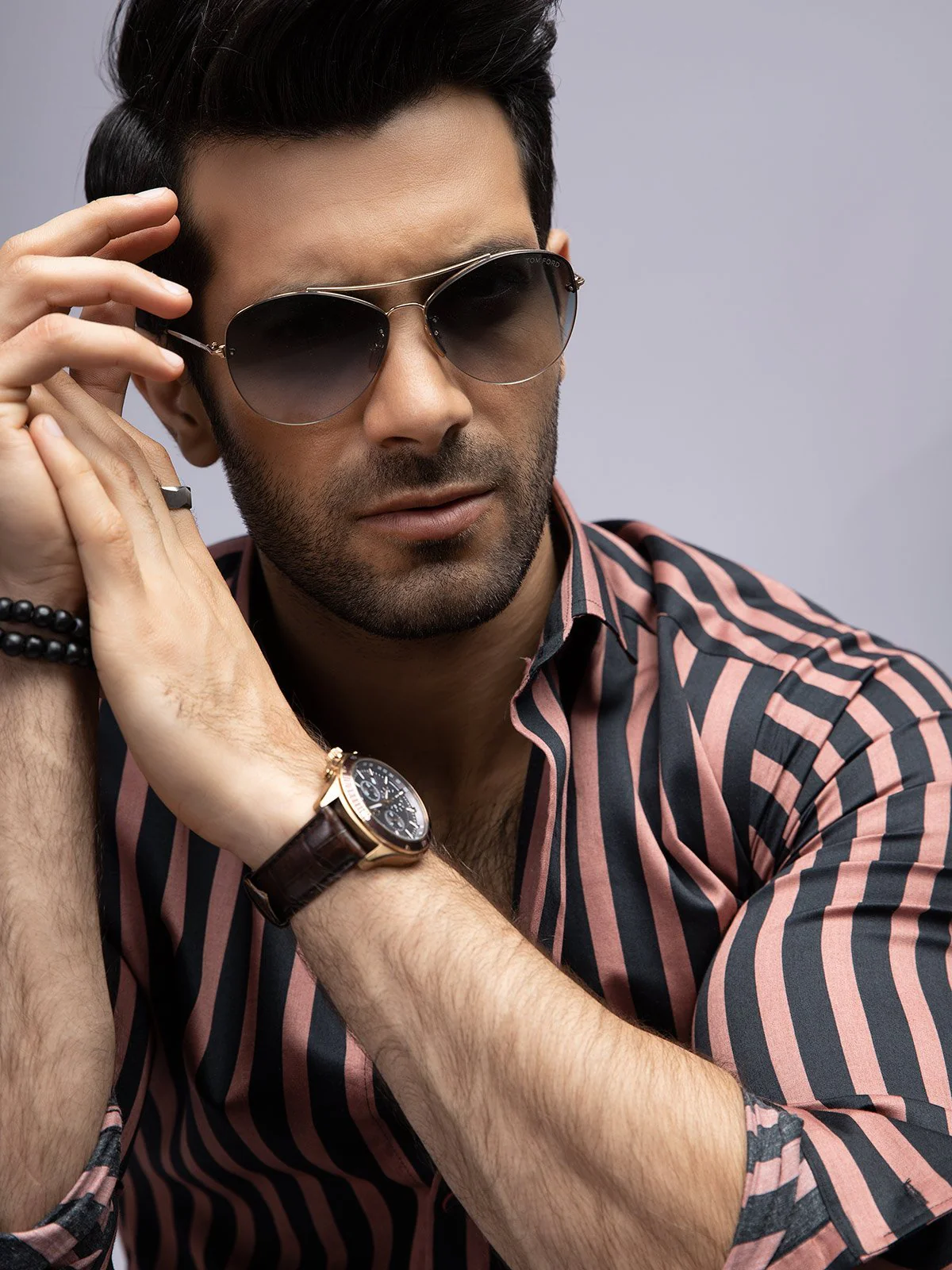 EMTSUC19-073- Rust & Black Shirt - Image 2