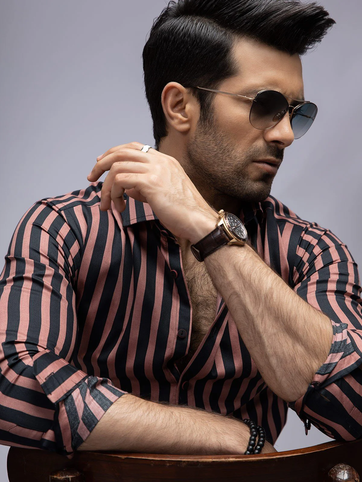 EMTSUC19-073- Rust & Black Shirt - Image 3