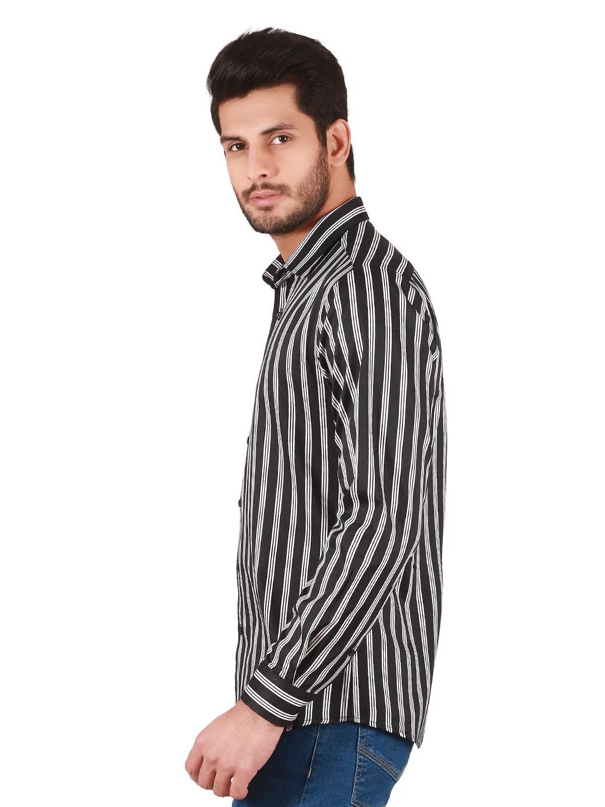EMTSUC19-074- Black & White Shirt - Image 2